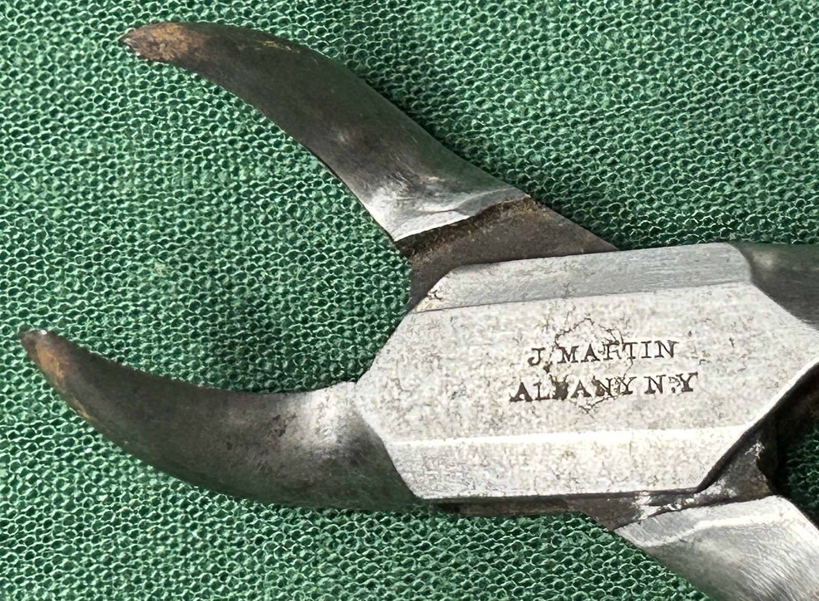 Orig 19th Century Civil War Dental Tooth Extractor Marked J. Martin Albany NY