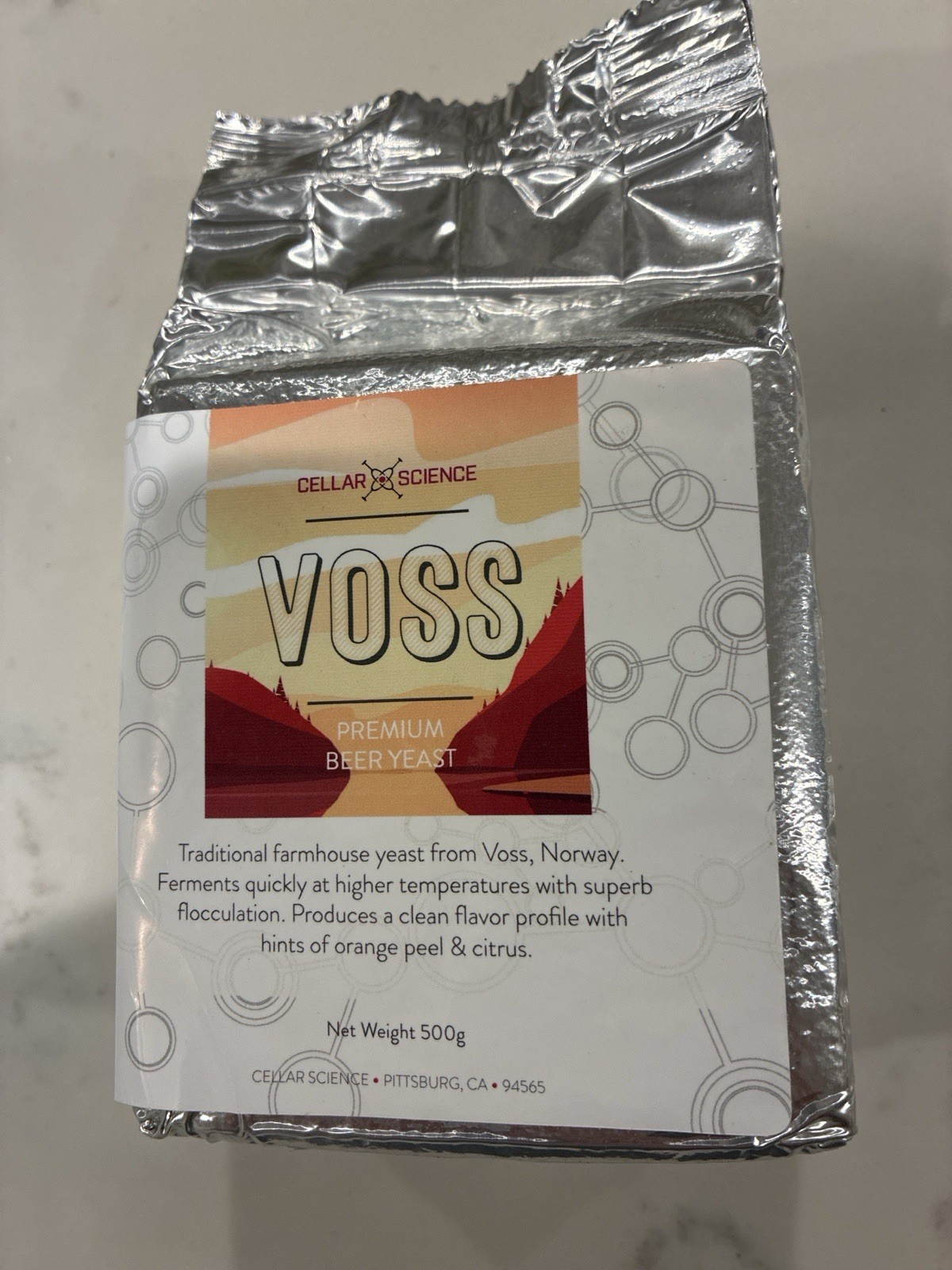 CellarScience Voss Kveik Dry Brewing Yeast 500 g – Norwegian Farmhouse Ale Yeast