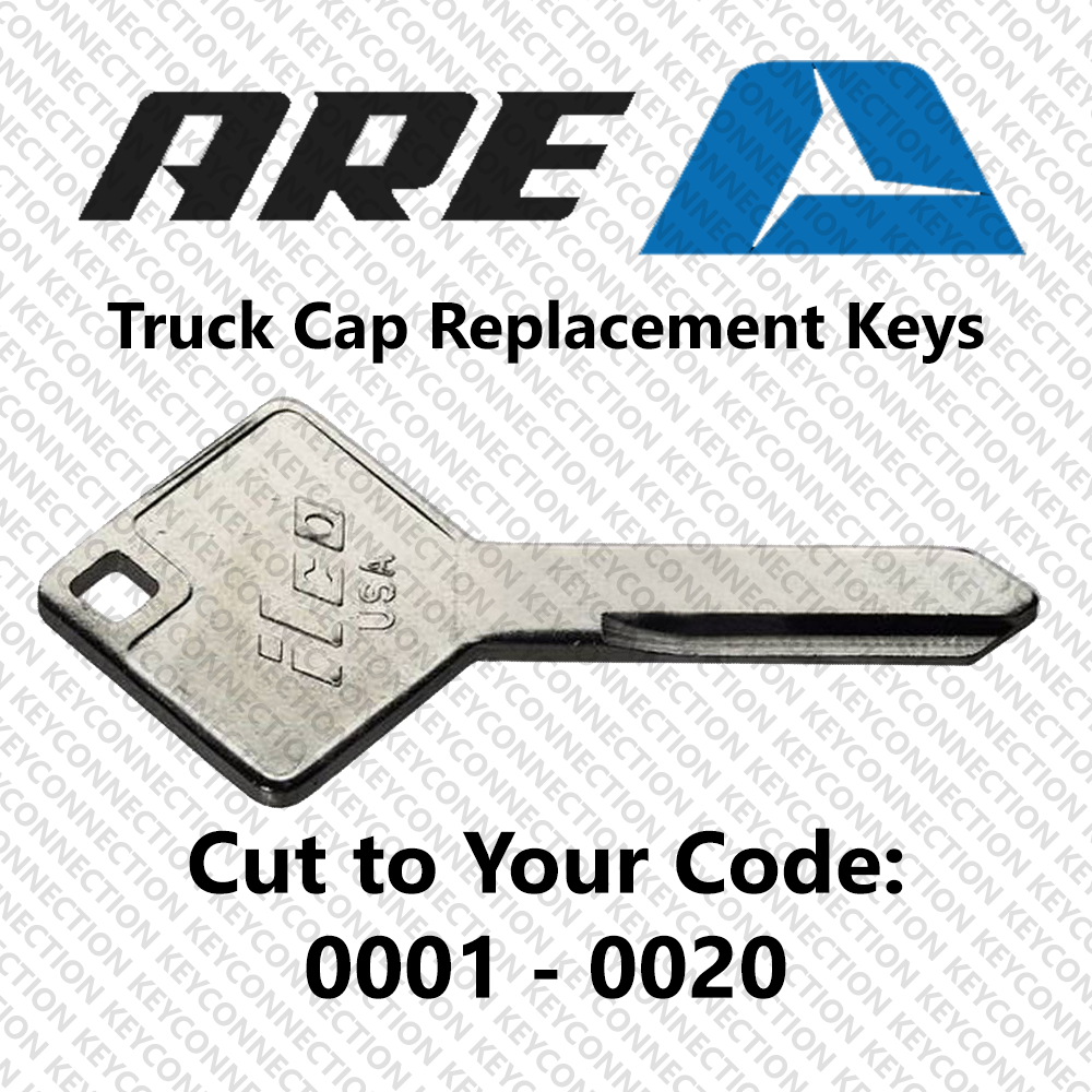 A.R.E. ARE Truck Cap Key Cut to Your Code 0001 - 0020