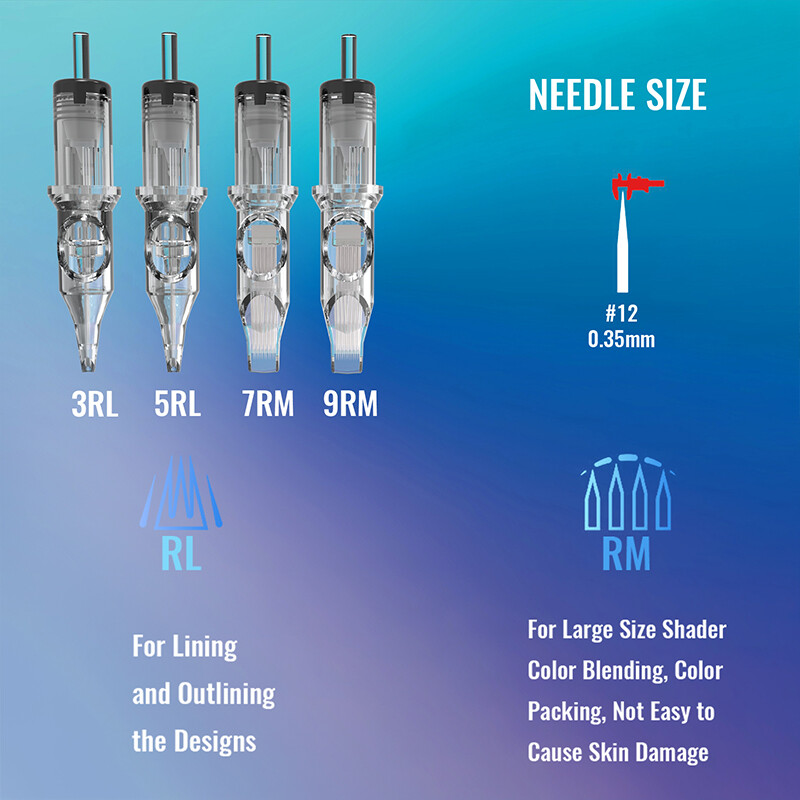 Wireless Tattoo Pen Machine Kit Complete LED Screen with Ink Needles 5 Papers