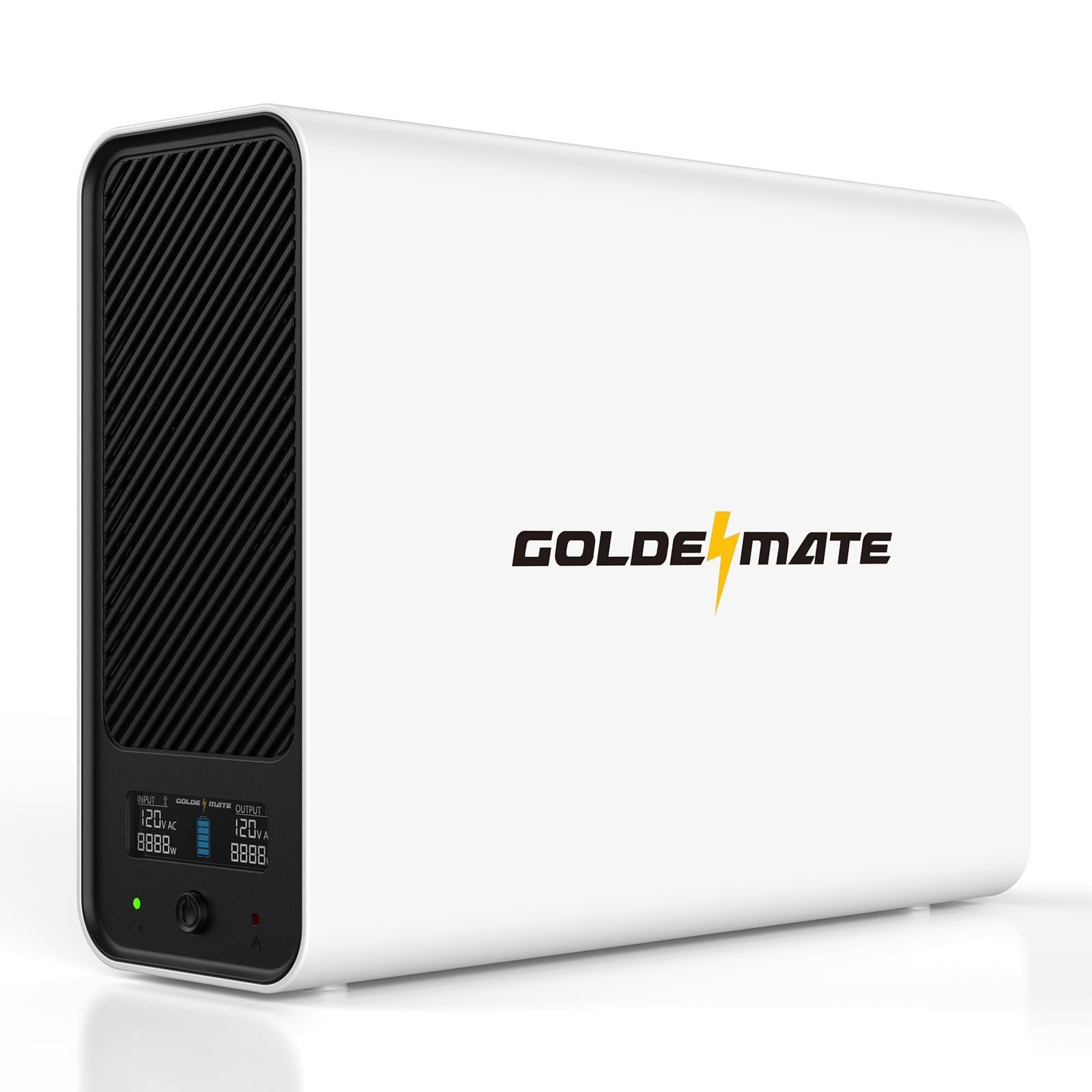 Goldenmate Back-UPS 1000VA/800W LiFePO4 Battery Backup UPS Surge Protector