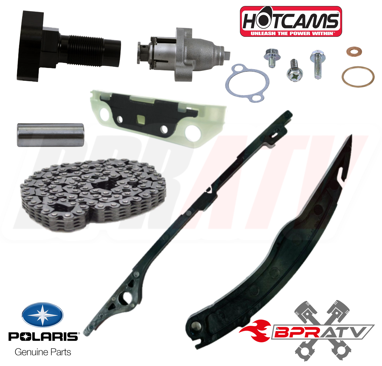 XP1000 XP 1000 OEM Chain Guides Hotcams Universal Cam Timing Chain Tensioner Kit