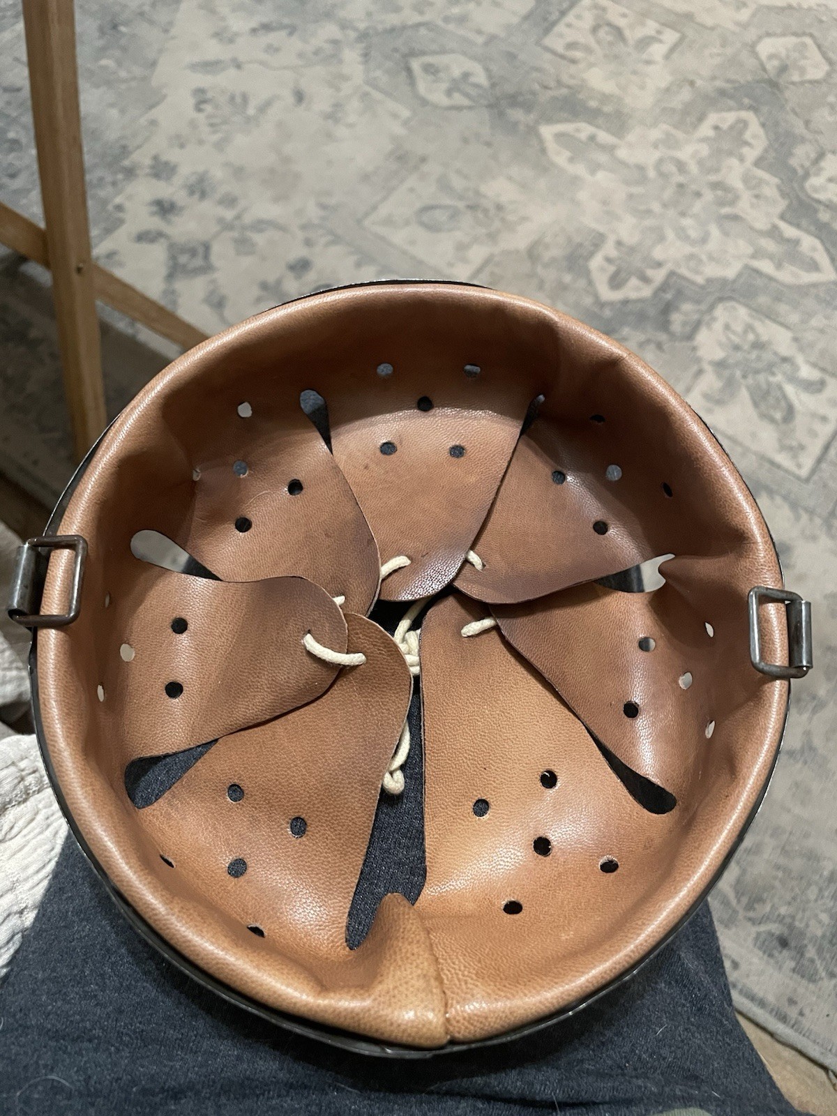 Original German Helmet Liner/Sz 53 for 60 Shells/1943 Dated/Very Nice Condition