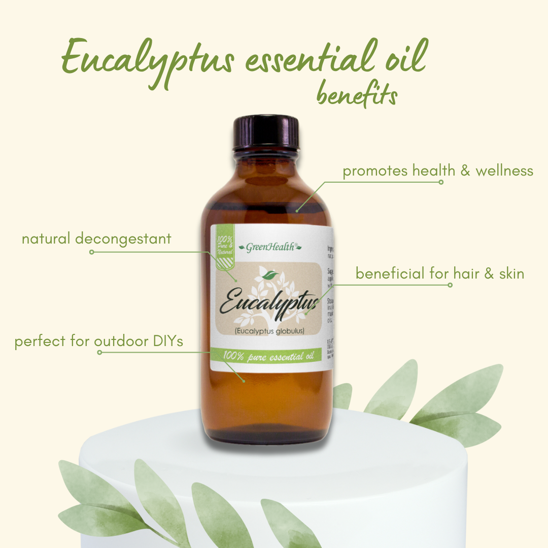 Eucalyptus Globulus Essential Oil 100% Pure Free Shipping Many Sizes