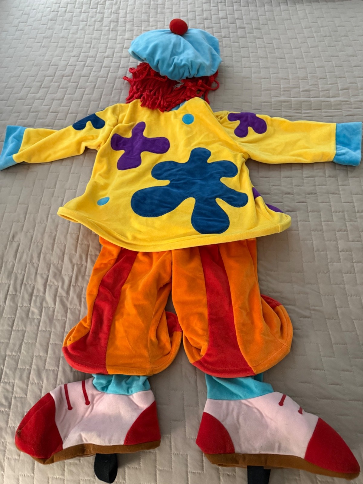 Disney Store Kids XS 4 5 JOJO CIRCUS CLOWN Halloween Costume Complete