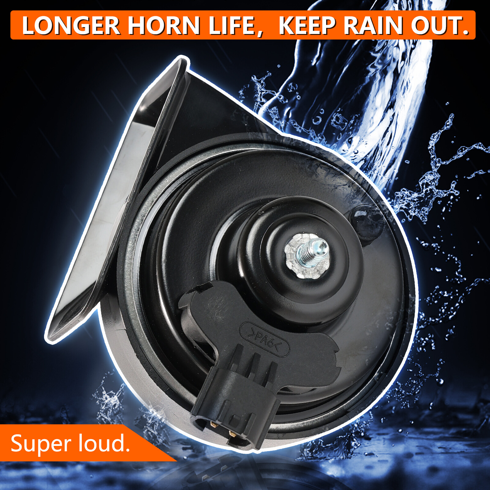 110-125db Loud High & Low Tone Snail Horn For Kia Sportage Rio Hyundai Accent x2