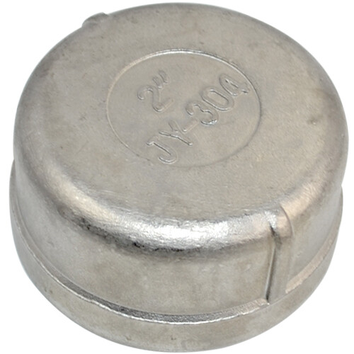 2" 2 inch End Cap Female Stainless Steel SS SUS304 Threaded Pipe Fitting NPT