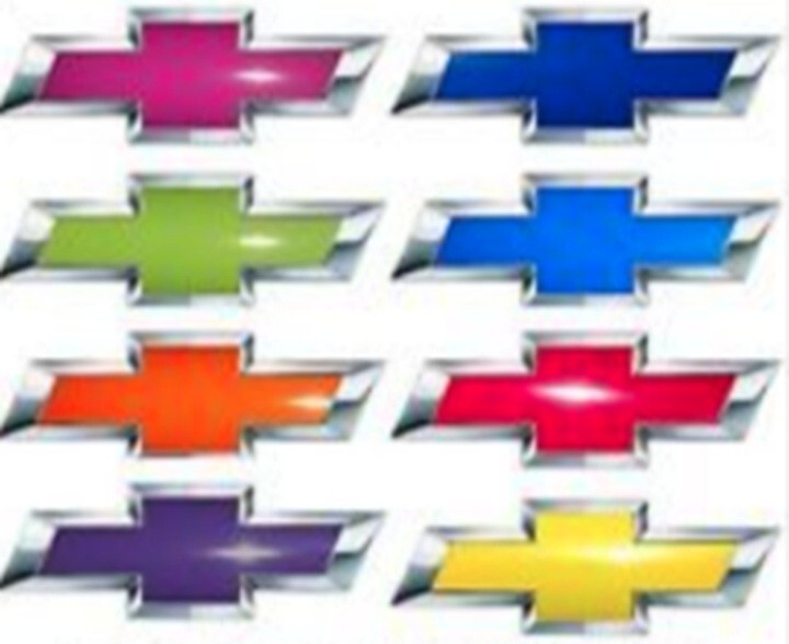 Precut Steering Wheel Bowtie Overlay Color Decal 2014- 2026 Chevy Silverado (2)