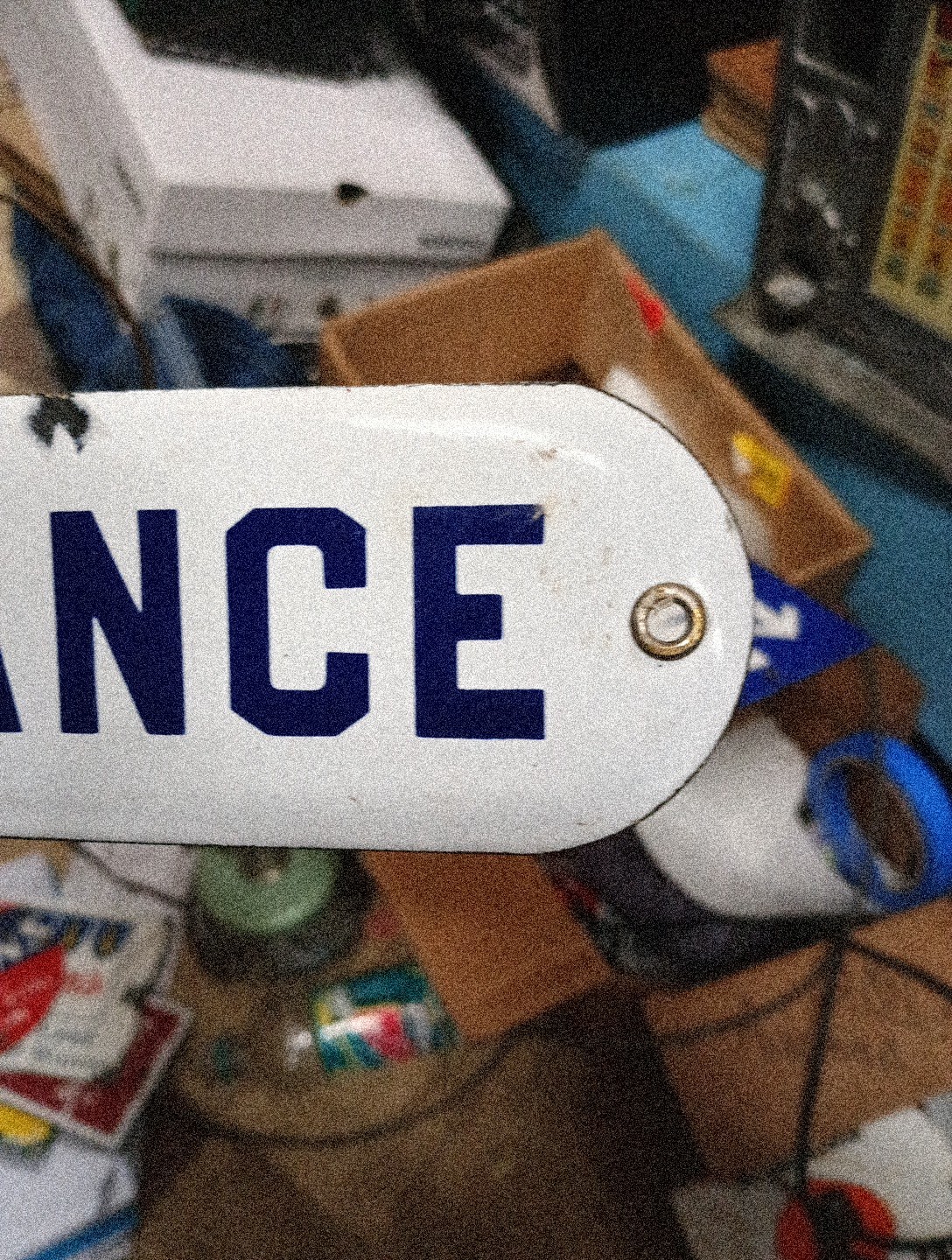 Porcelain Entrance Sign