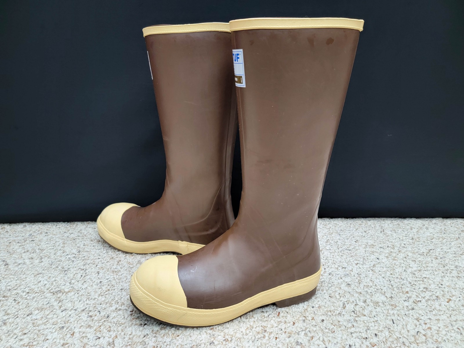 XTRATUF Legacy Steel Toe 15" Neoprene Rubber Boots Size 8