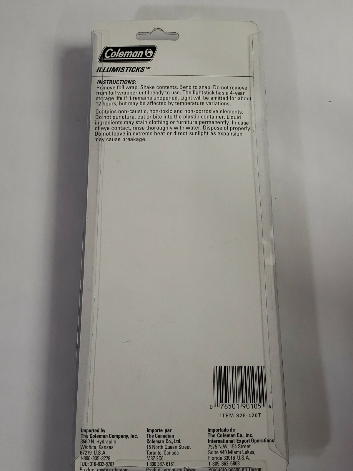 Coleman Illumisticks Green 2 Pack