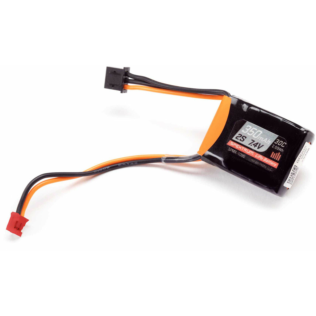 Spektrum X-1090 7.4v 350mah 2s 30c LiPo Batter