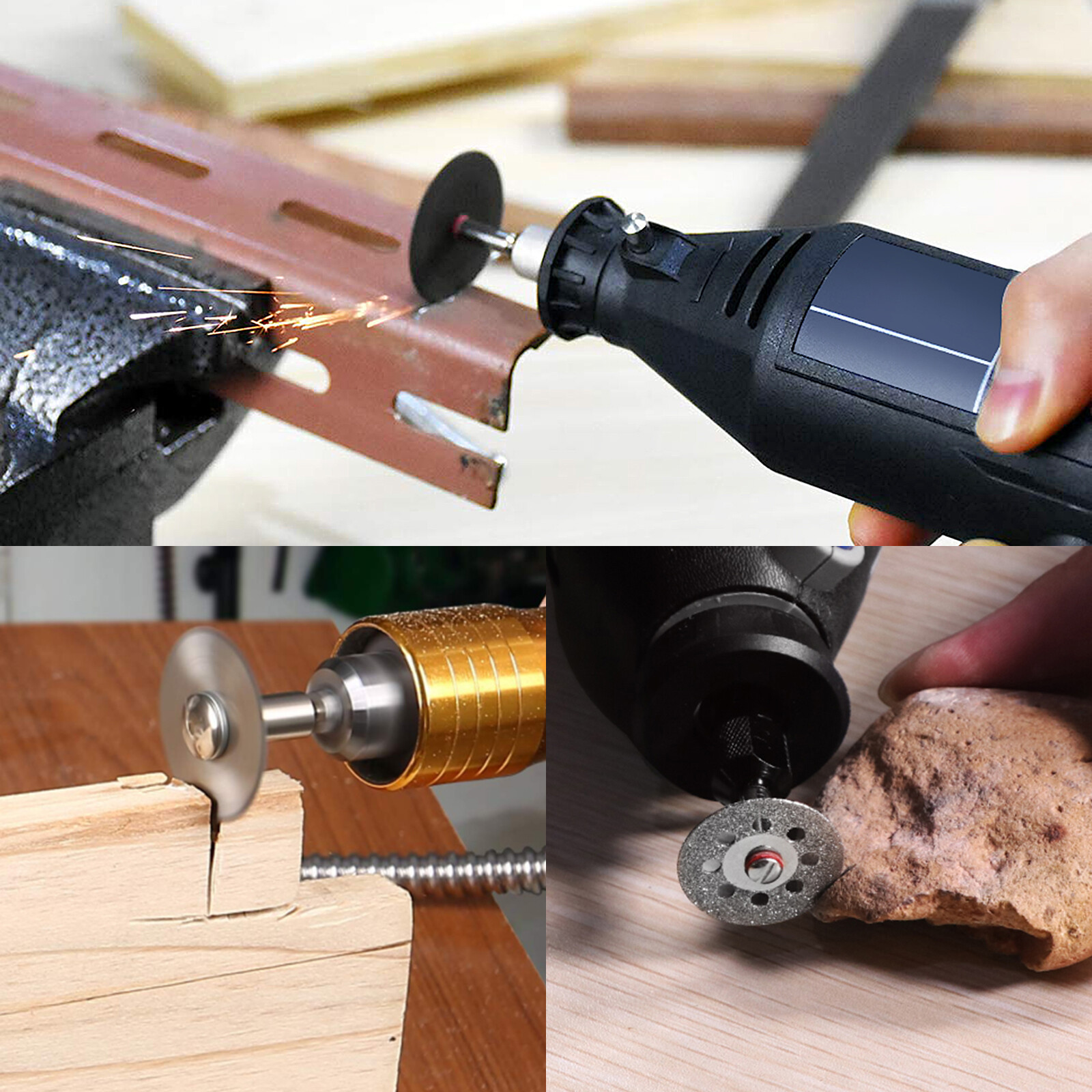 88x Diamond Cutting Wheel For Dremel Rotary Tool Die Grinder Metal Cut Off Disc