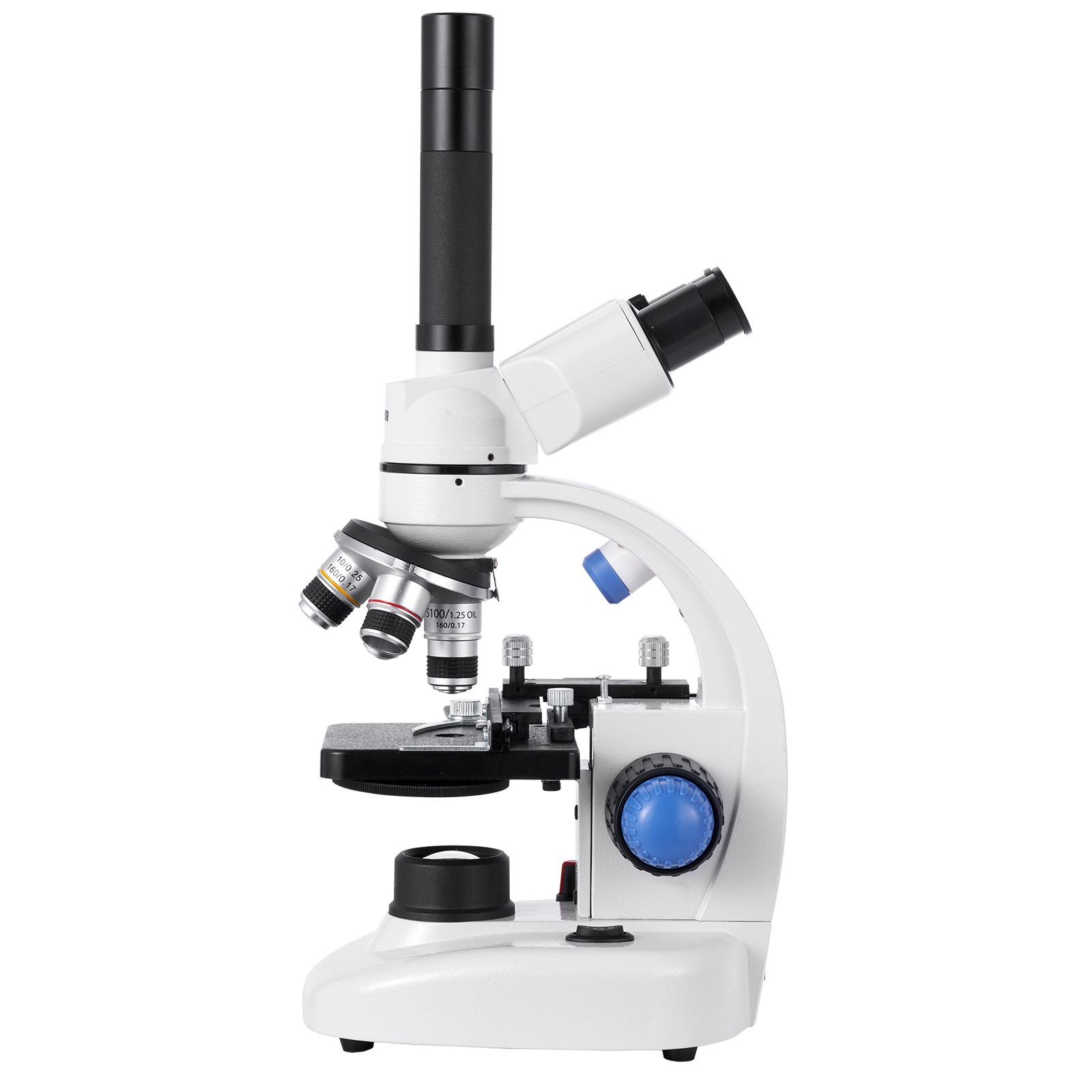 VEVOR Professional Trinocular Compound Microscope Kit 40-5000X Magnification