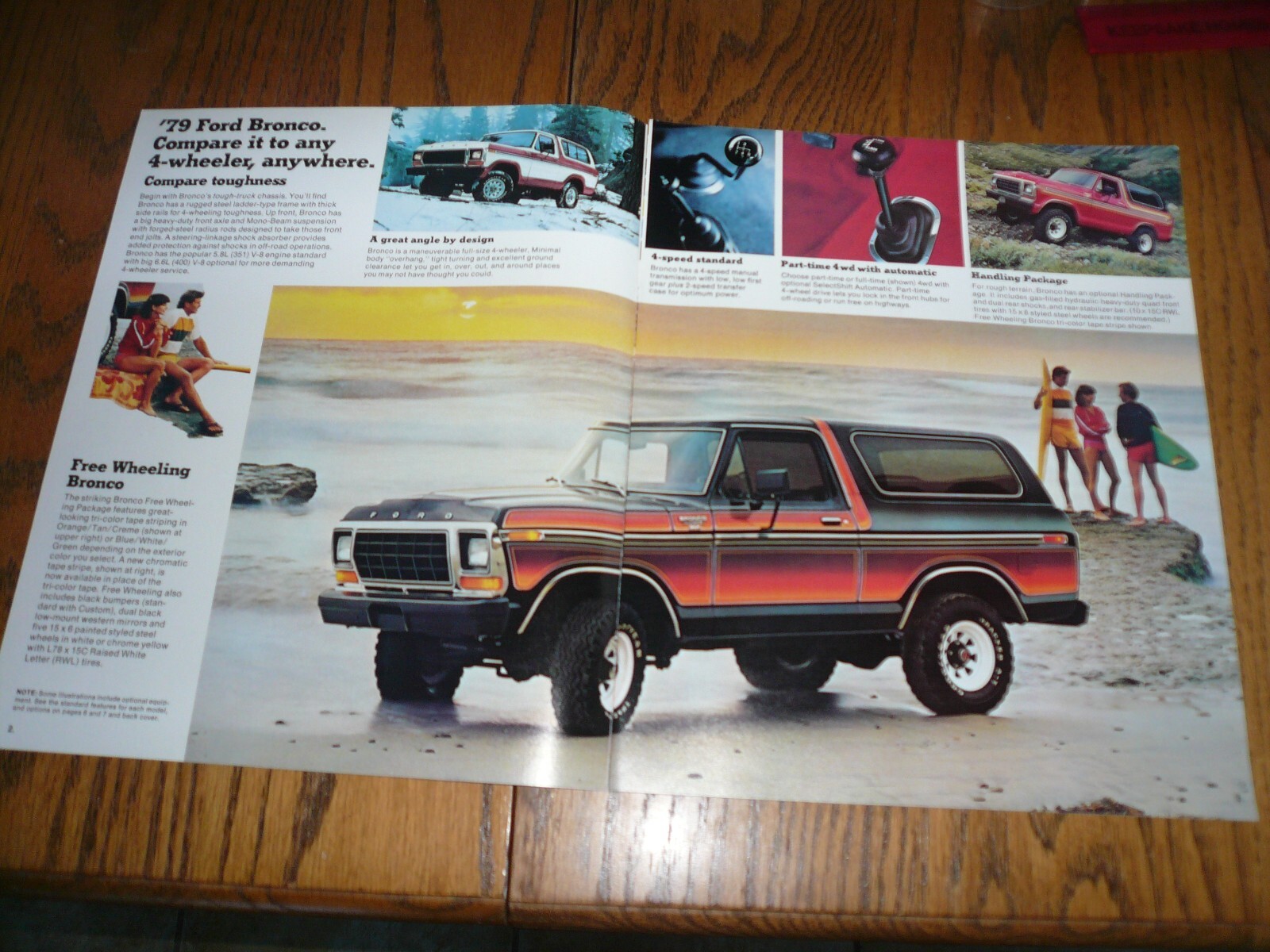 1979 Ford Bronco Sales Brochure - Vintage