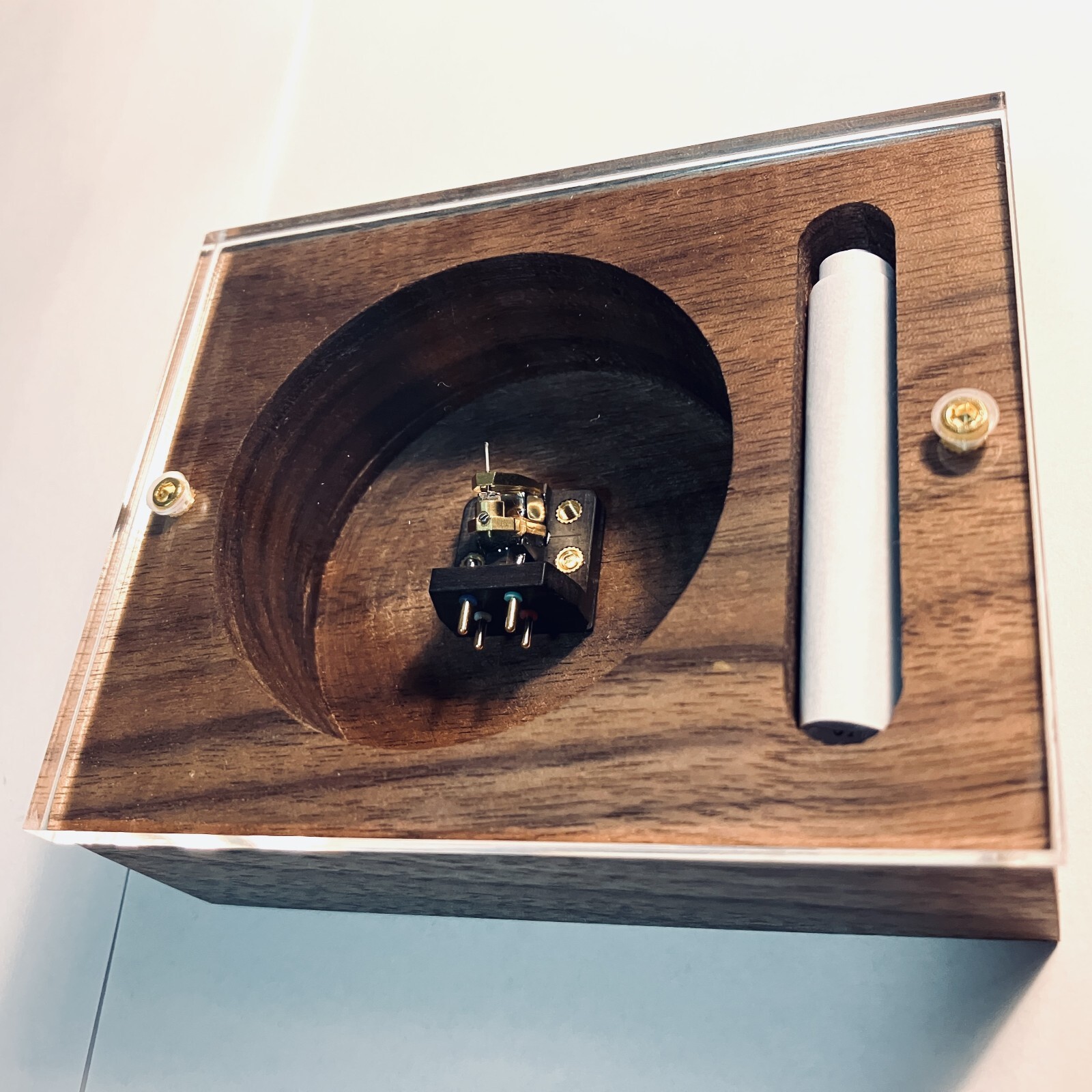 Moving Coil MC Cartridge super elliptical diamond stylus solid wood hand made