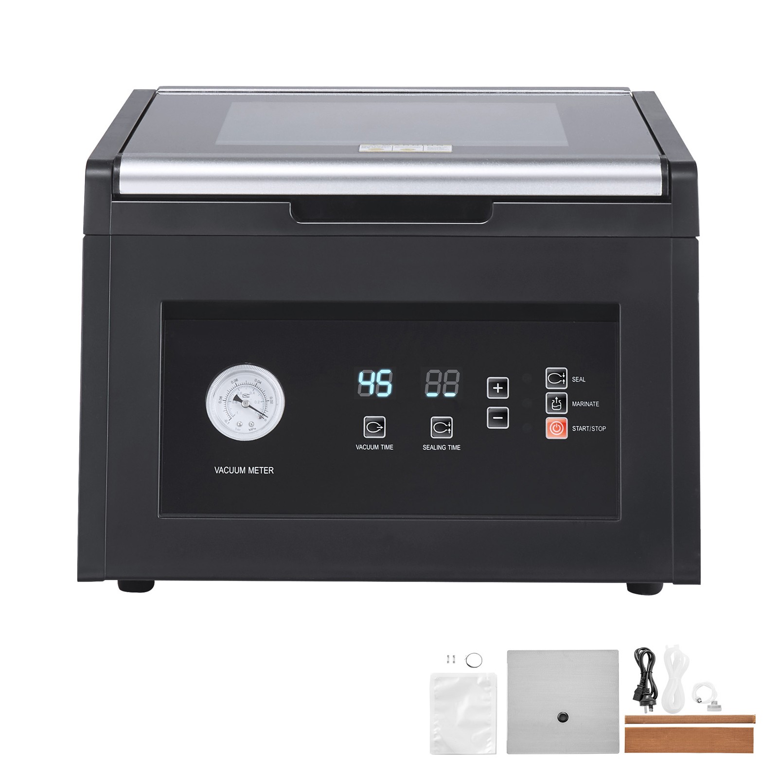 Uimoso Commercial Chamber Vacuum Sealer Machine for Food Packaging, 380W