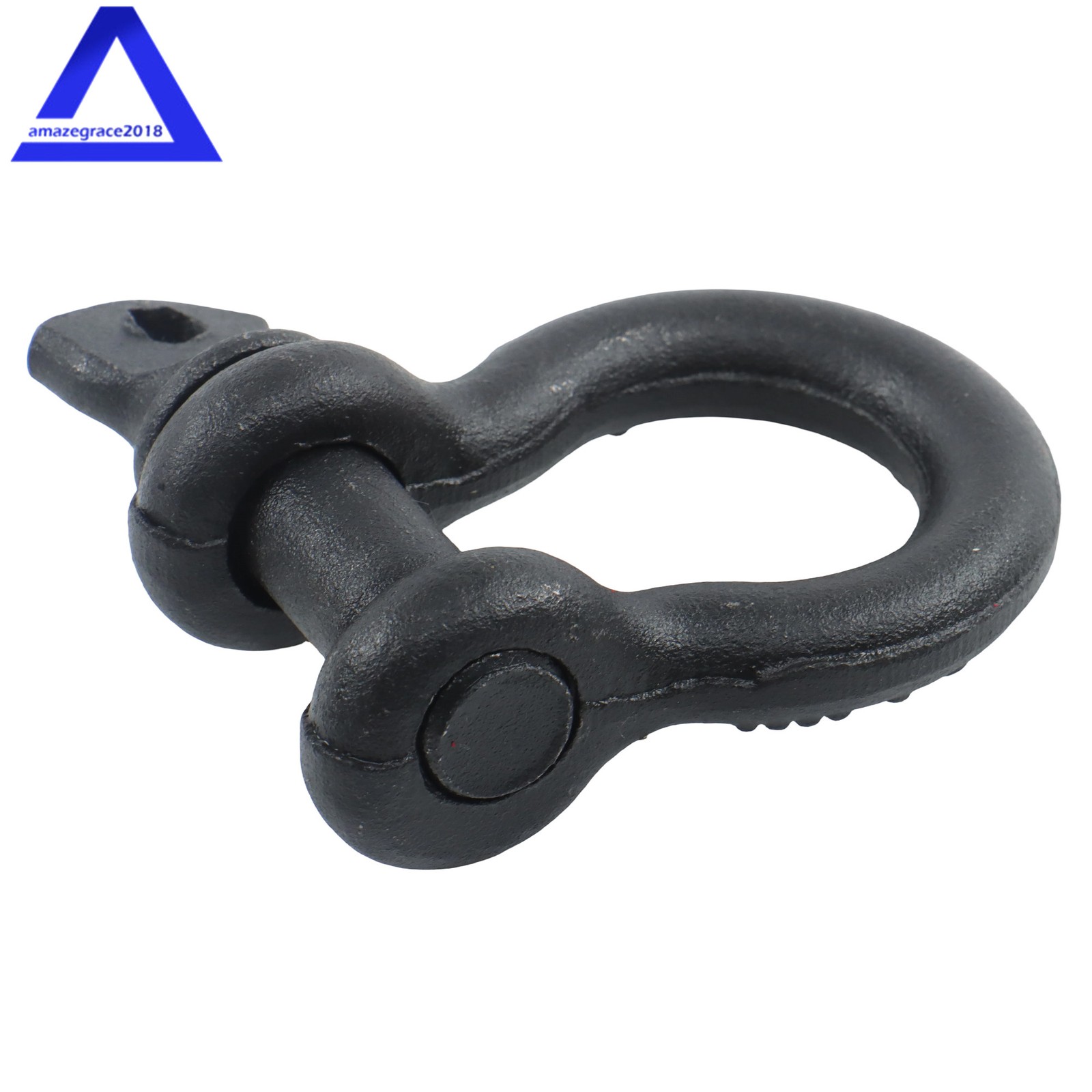 4 Pcs 1/2'' D Ring Anchor Shackles Galvanized Screw Pin Clevis Shackle WLL 2T