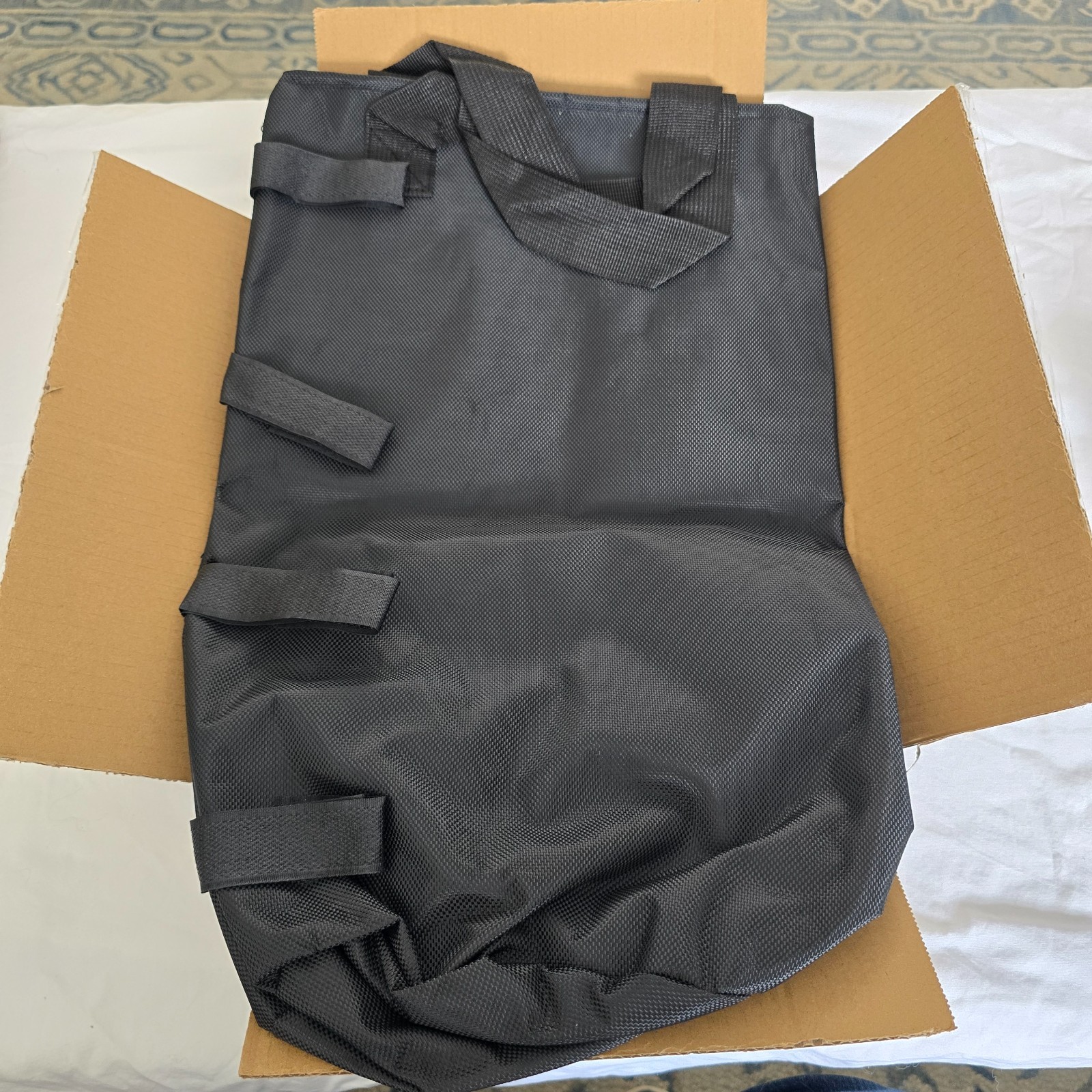 Evekea Canopy Sandbags Weight Black Pack of 4