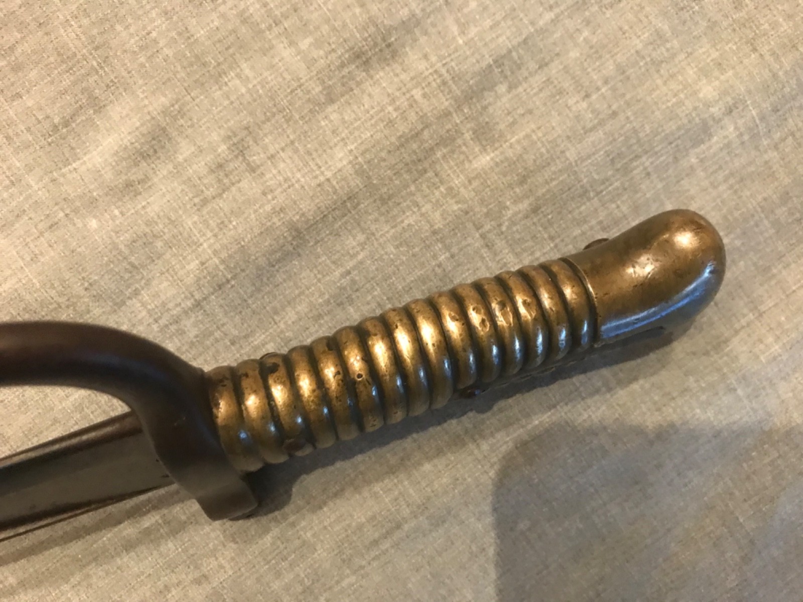 French Model 1866 Chassepot Yataghan Sword Bayonet Dated 1870