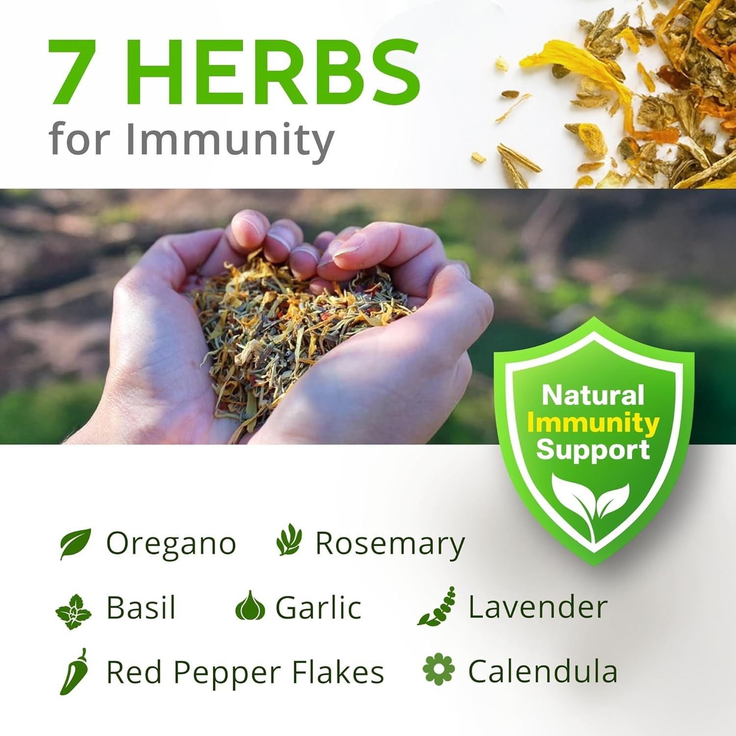 Buff Clucks Herb Supplement for Backyard Chickens for Daily Wellness - USA