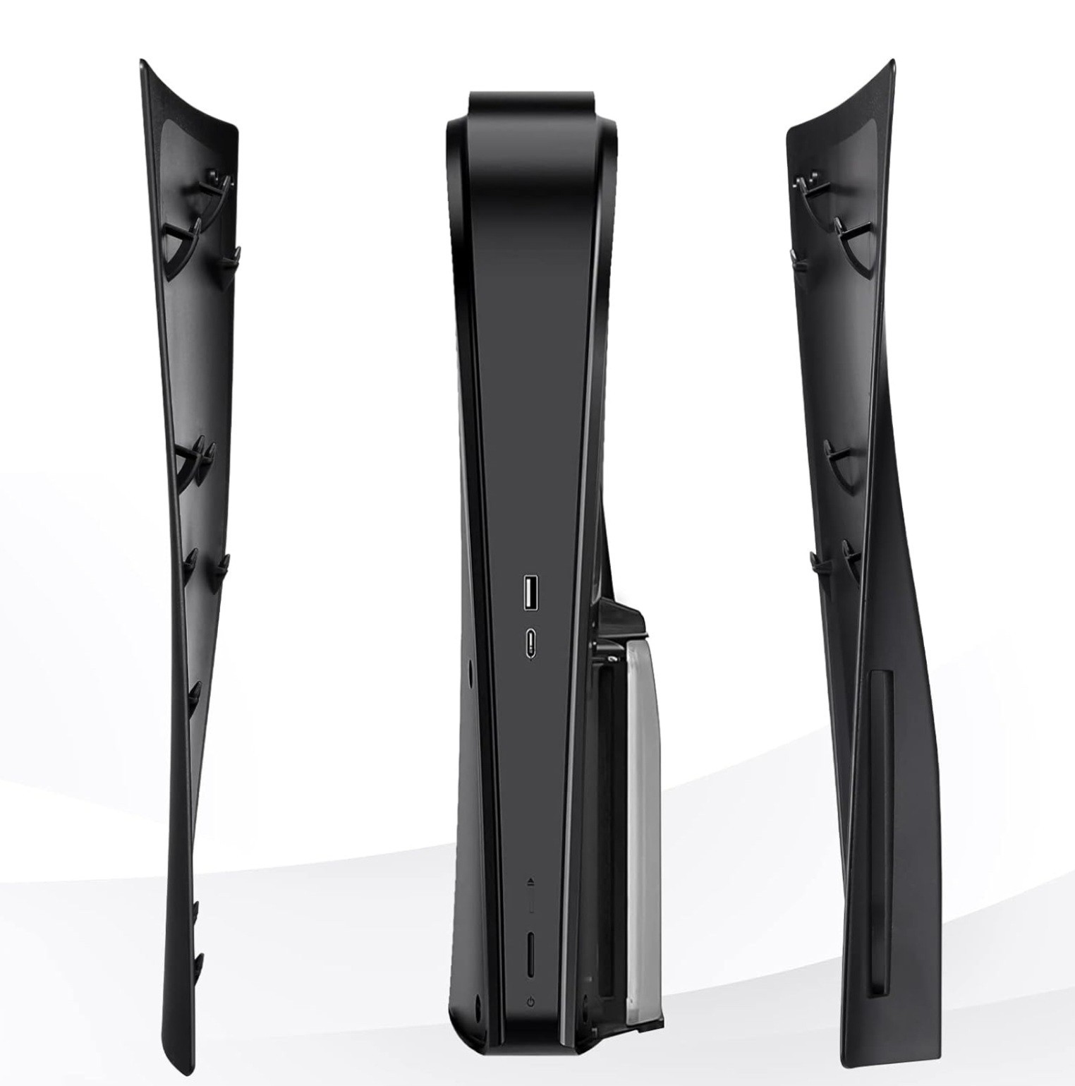 Black PS5 Faceplate Cover Plate Shell Disc Version for Original PlayStation 5