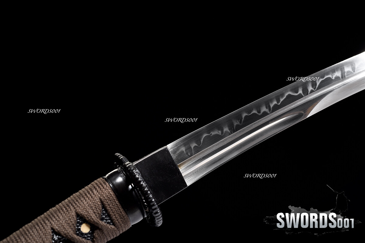 Self Defense Clay Tempered Sharp Knife Japanese Samurai Short Sword Tanto 20 In