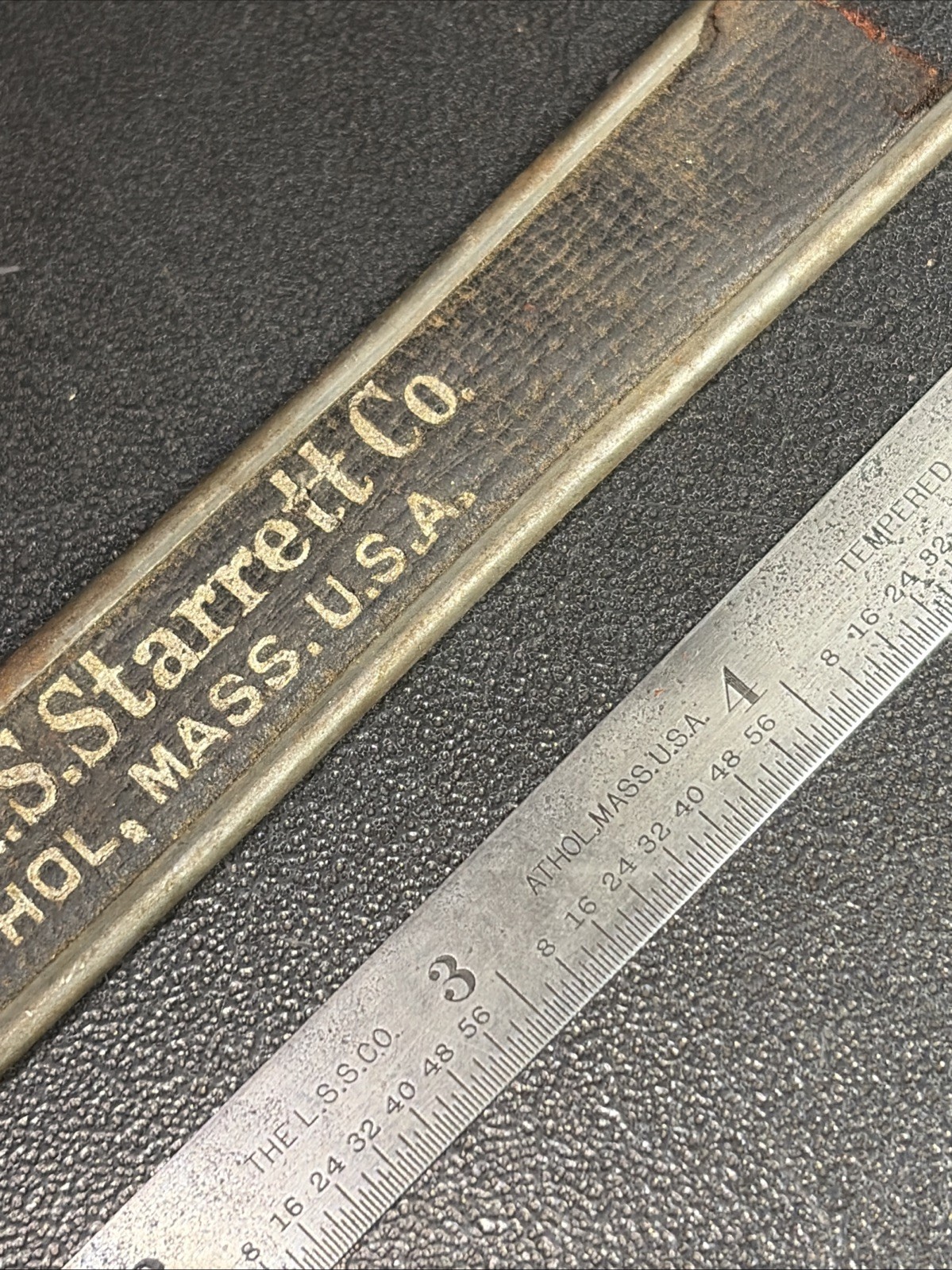 The L.S. Starrett Co. Pocket Ruler No 327 6” Athol MA