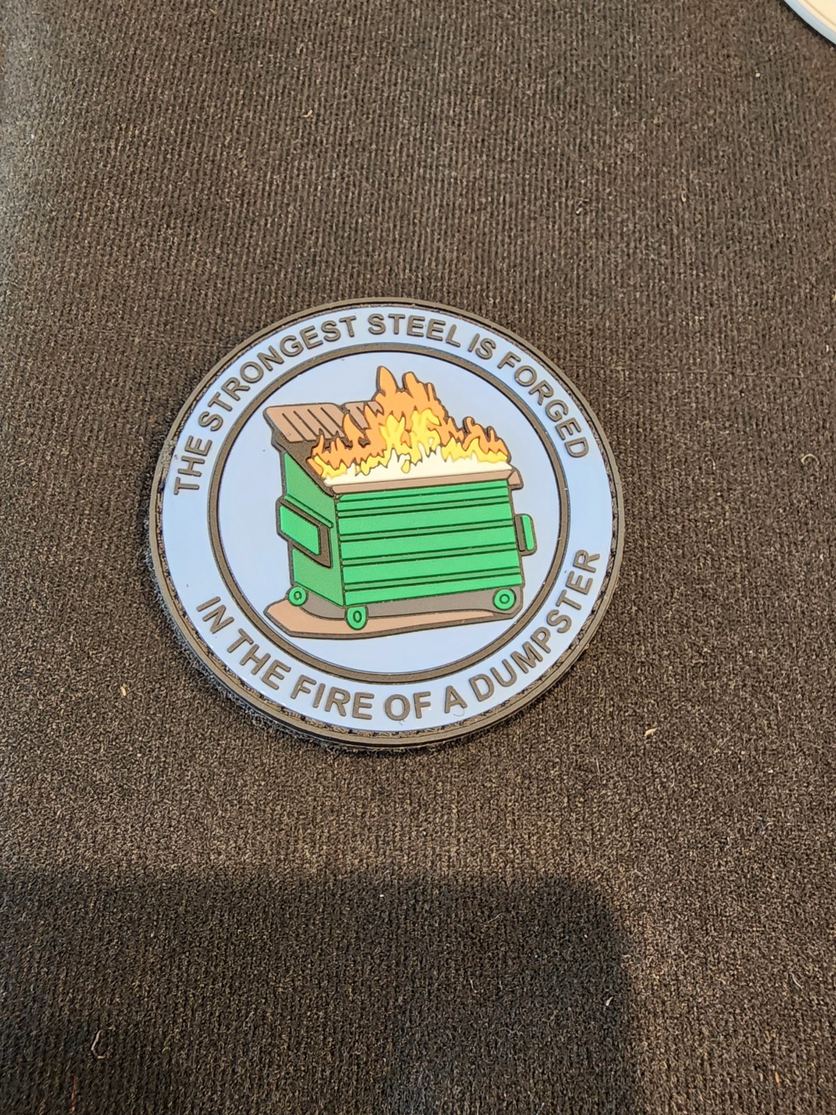 Dumpster Fire PVC Morale Patch