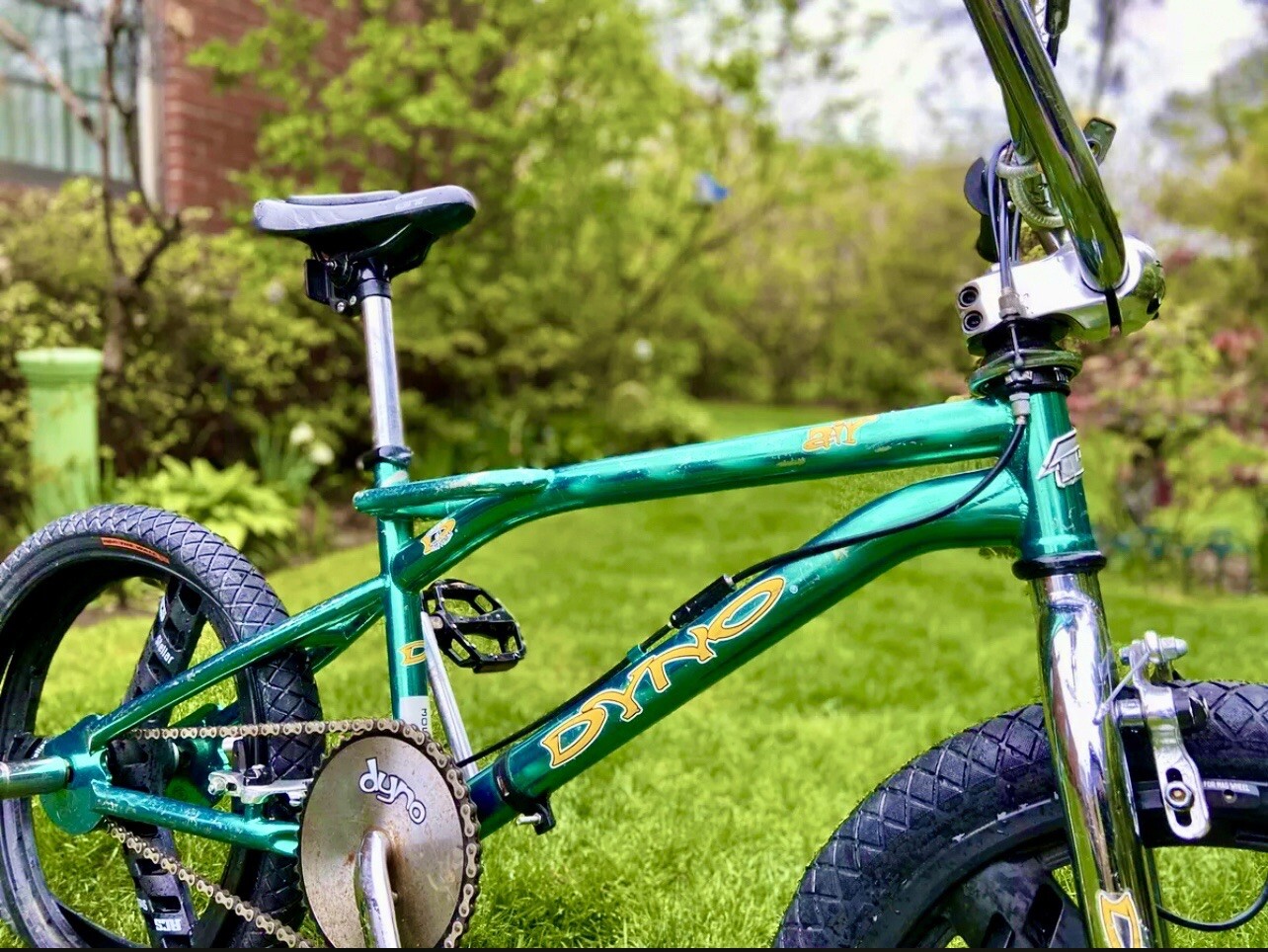 Dyno Air 2000 Gt Mags Freestyle Bike Metallic Green RARE