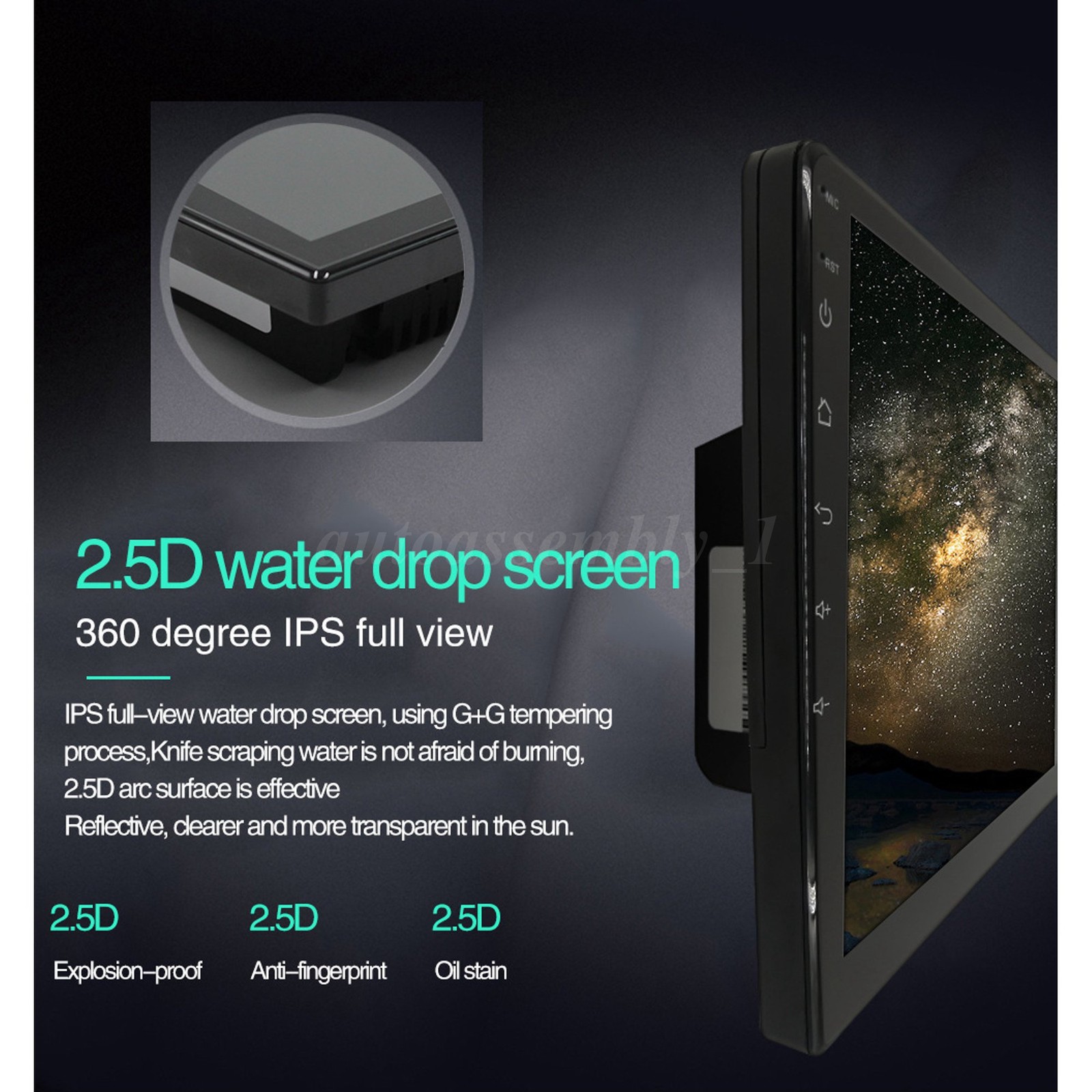 Android 16 Carplay GPS Navi WiFi 10.1" Double 2Din Touch Screen Car Stereo Radio