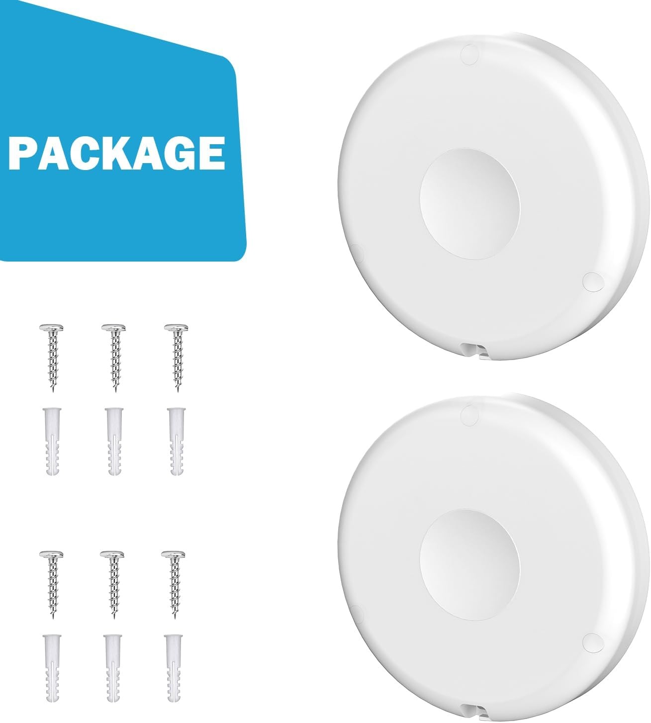 2 Pack Magnetic Wall Mounts Compatible with Google Nest Cam Outdoor or Indoor, B