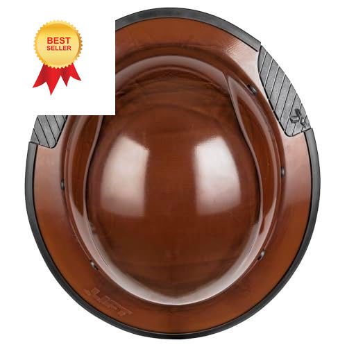 LIFT SAFETY DAX Brim Edge Guard | Hard Hat Dax Gaurd, Brown