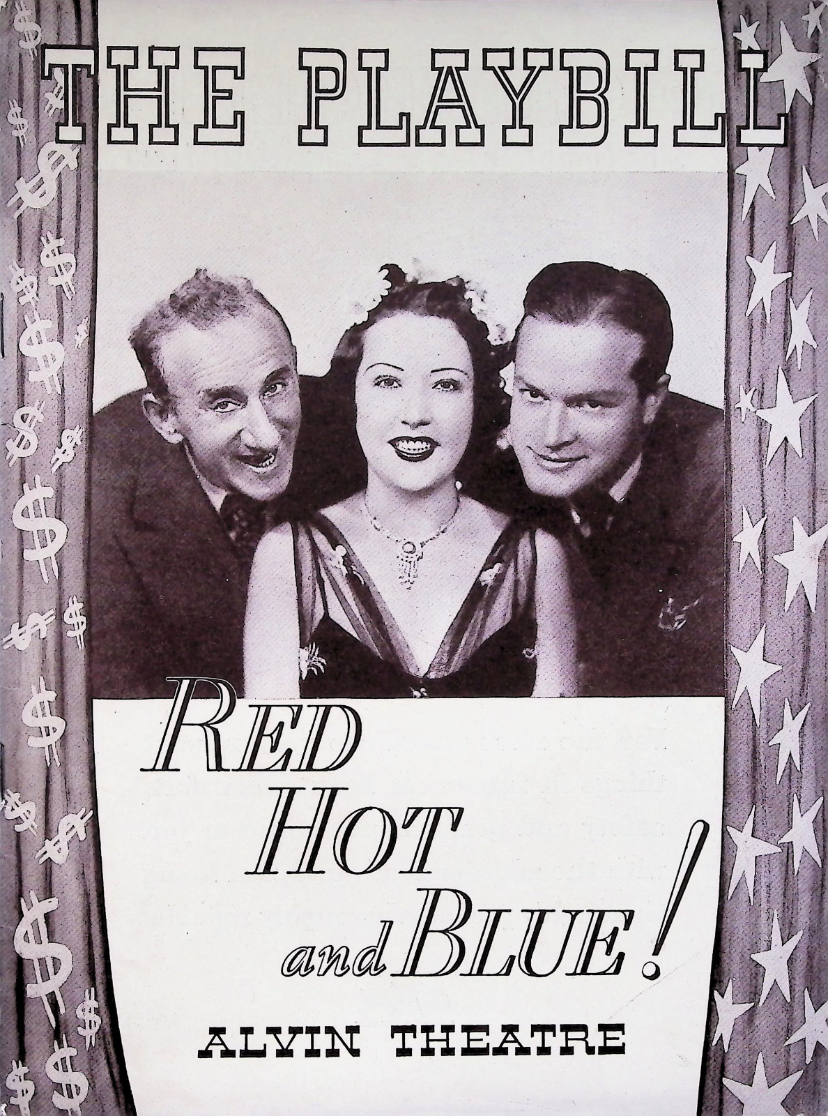 1936 Red Hot and Blue Playbill - ETHEL MERMAN & BOB HOPE!