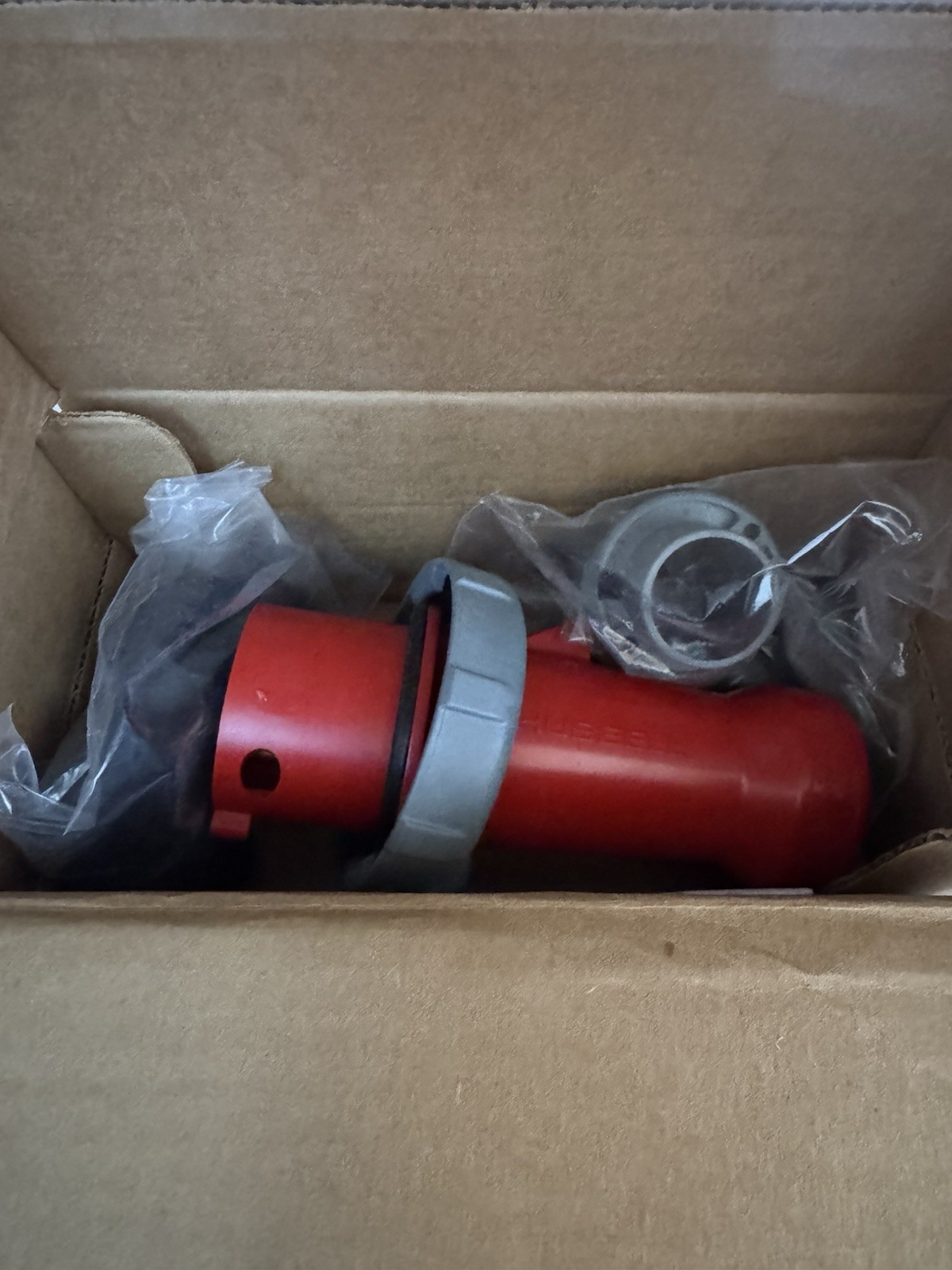 Hubbell HBL430P7W Pin and Sleeve Plug Watertight 30A 480VAC