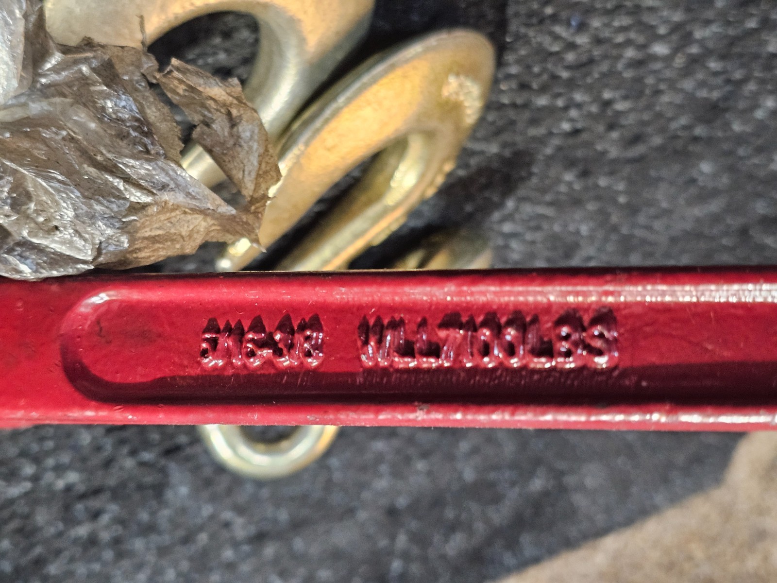 (QTY 2)Mytee Products Ratchet Pro Binder w/ 3/8" Grab & 1/2" Sling Hook 7100 WLL