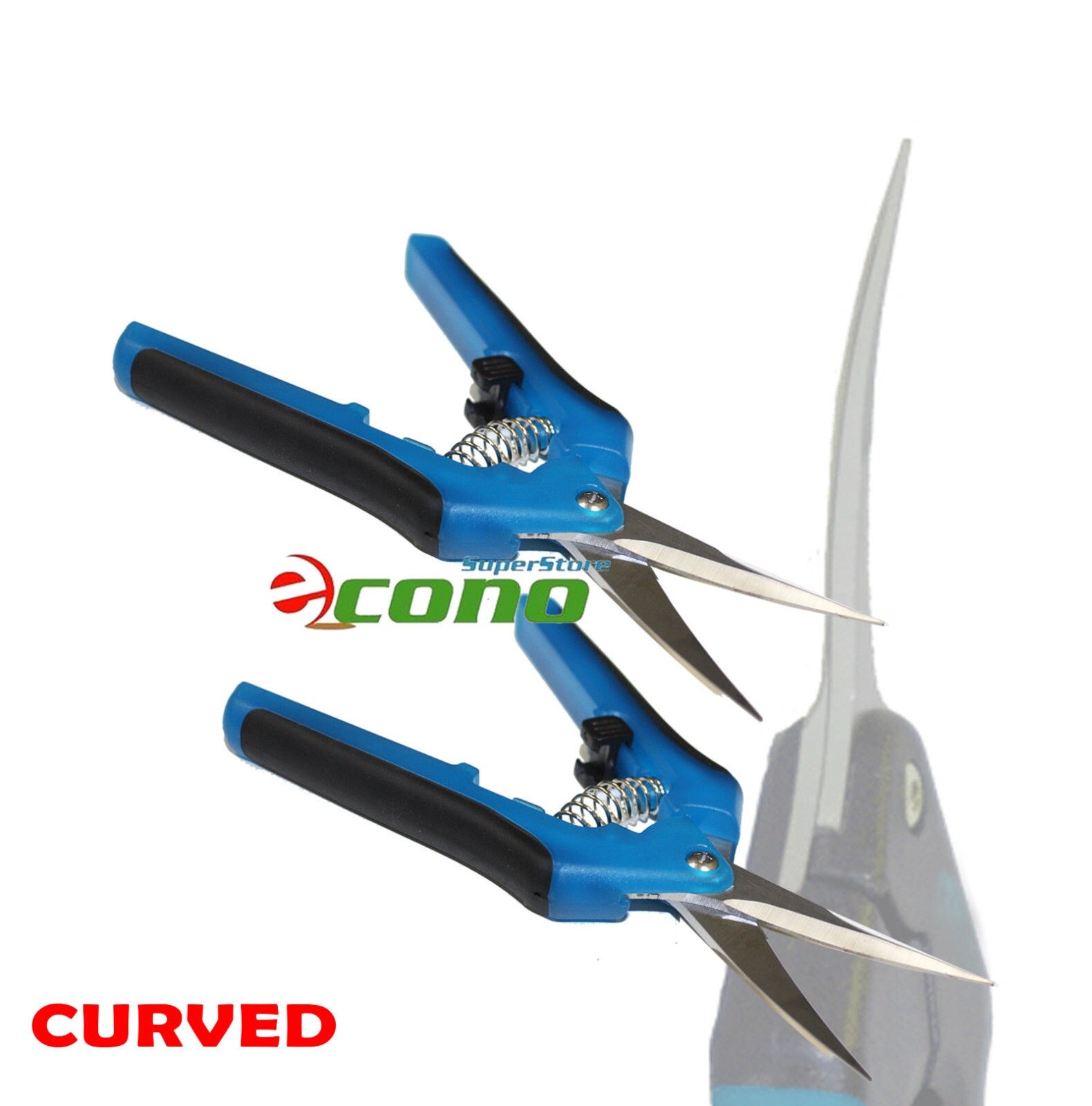 Lot 2 Curved Blade Trimming Scissors Hydroponics Leaf Bud Sharp harvest trimmer