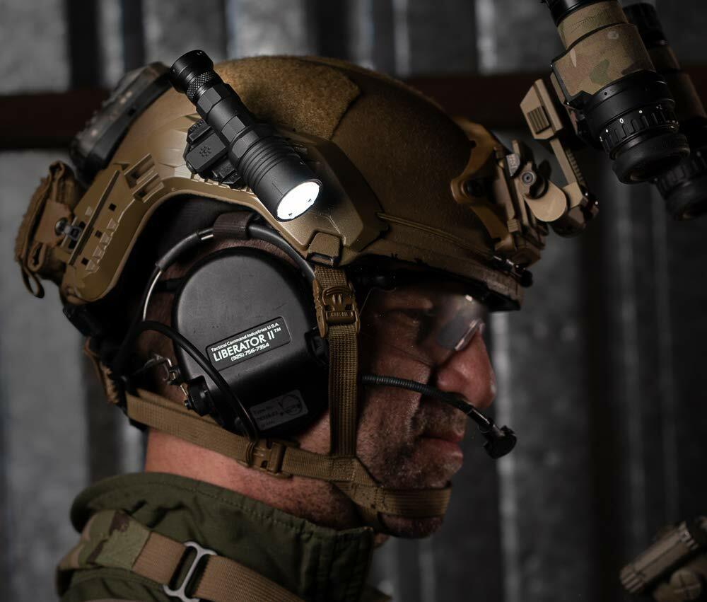 THYRM VariArc Helmet Flashlight Mount Adjustable Tactical Headwear Light