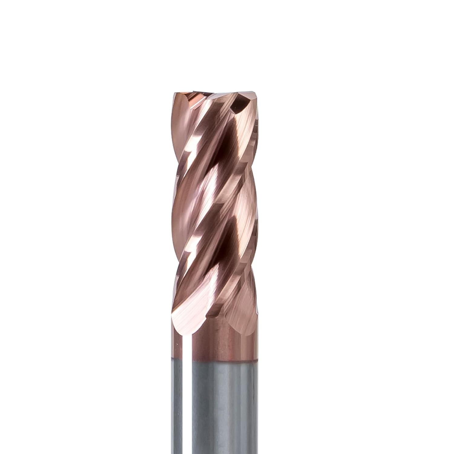 1/16" 4 Flute TiSiN Coated Carbide End Mill for Aluminum, Steel, Plastic