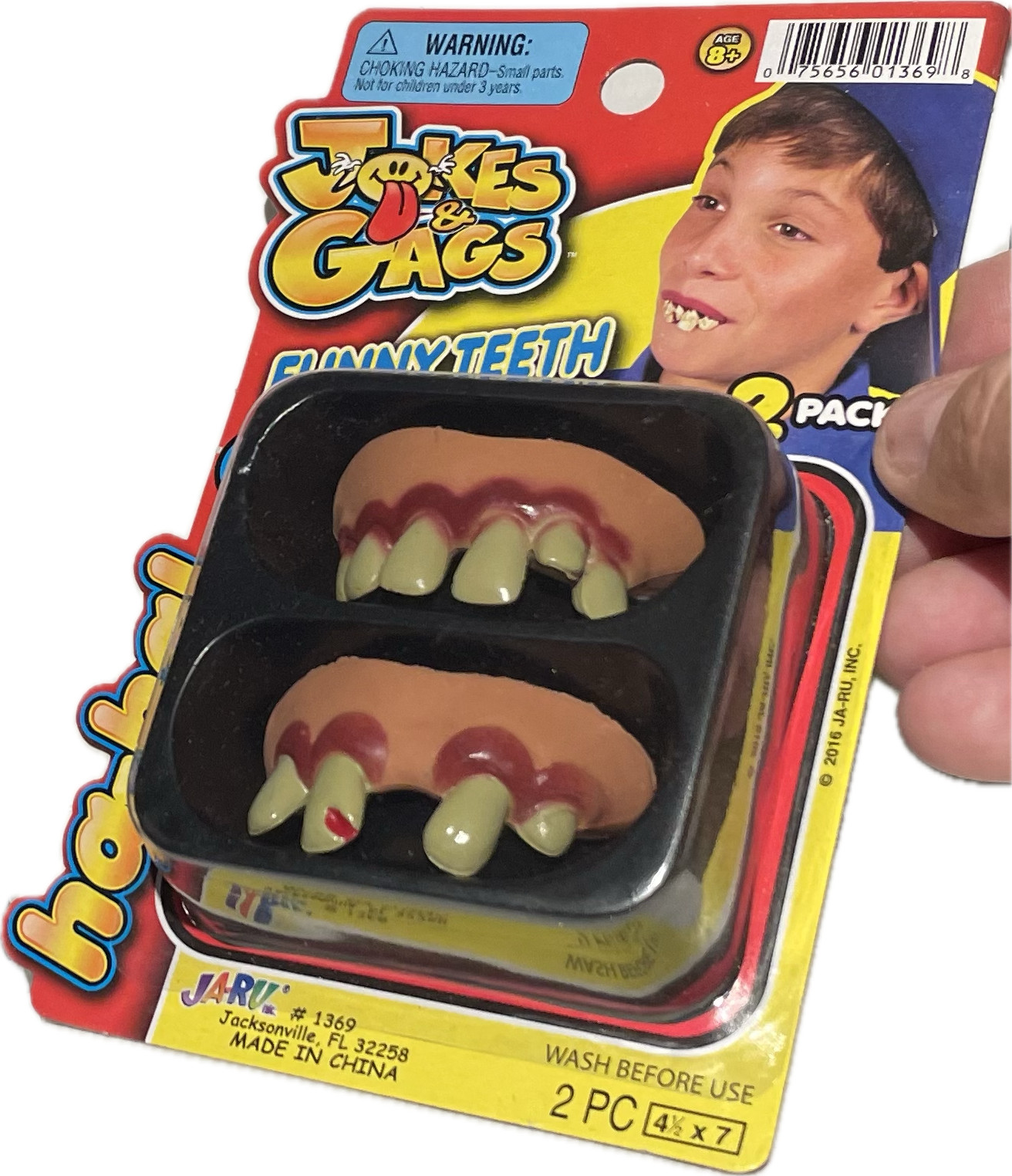 2 FUNNY JOKE TEETH Nerd Fake Hillbilly Bad Missing Tooth Ugly Buck Rubber Prank