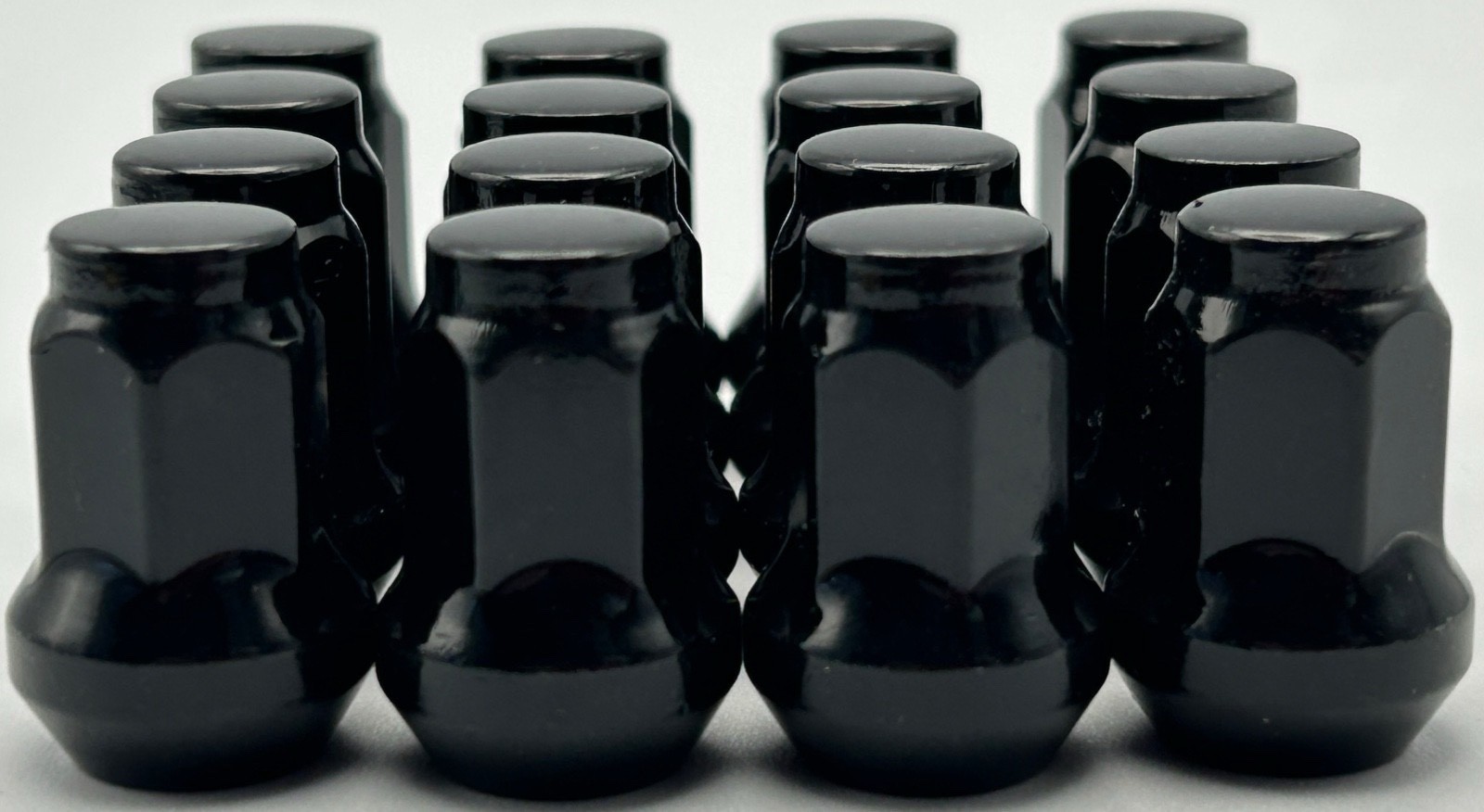 16 Bulge Lug Nuts 2009-2026 Yamaha YFZ 450R YFZ450R ATV Wheel Rim Nut Black