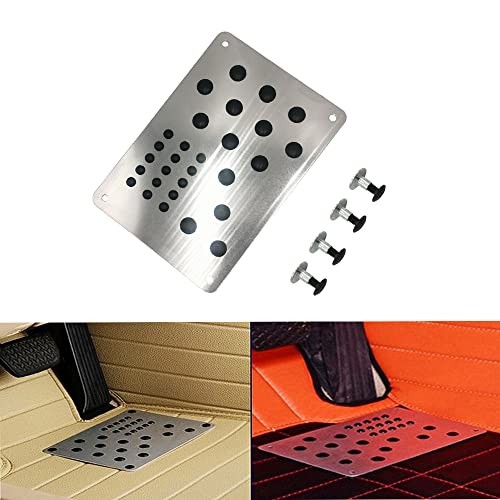 Car Truck Floor Mat Carpet Heel Pad Plate Rest Footrest Foot Pedal
