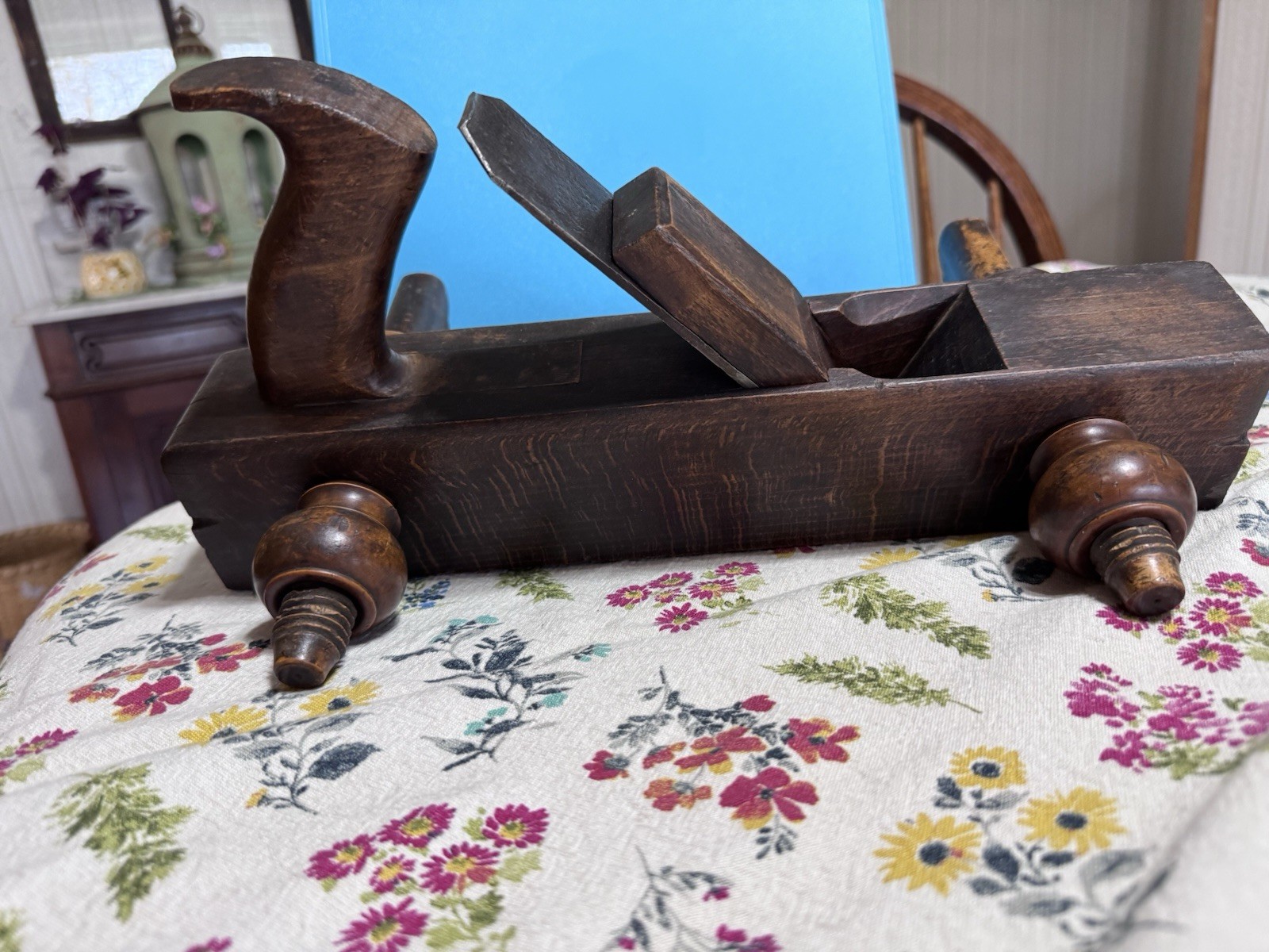 S.B.G. H. Chaplin #184 Woodworking Plane Antique Original Wooden Screws