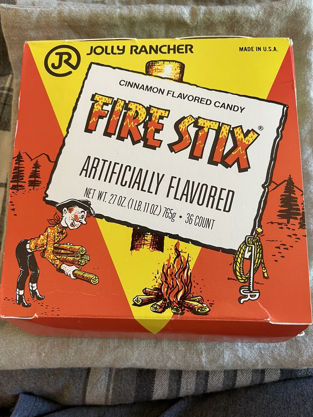 Vintage JOLLY RANCHER STIX CANDY Lot Of 6 NOS Fire Strawberry Caramel STIX Bu