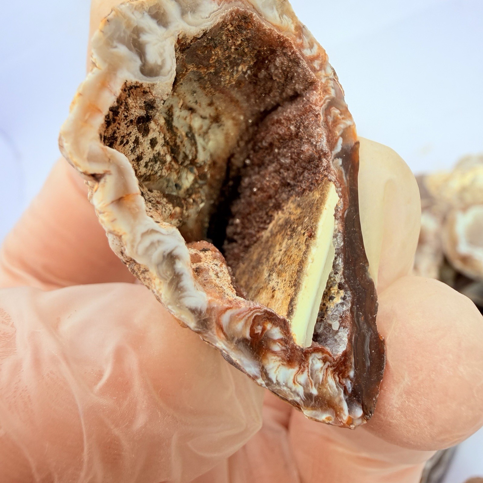 Rare Mini Occo Geodes from Brazil – Half lb Bulk Lot (9-12 Pieces)