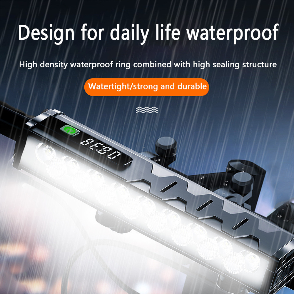 4800 Lumen Bike Lights,USB-C Rechargeable Bicycle Light, Super Bright Bike Light