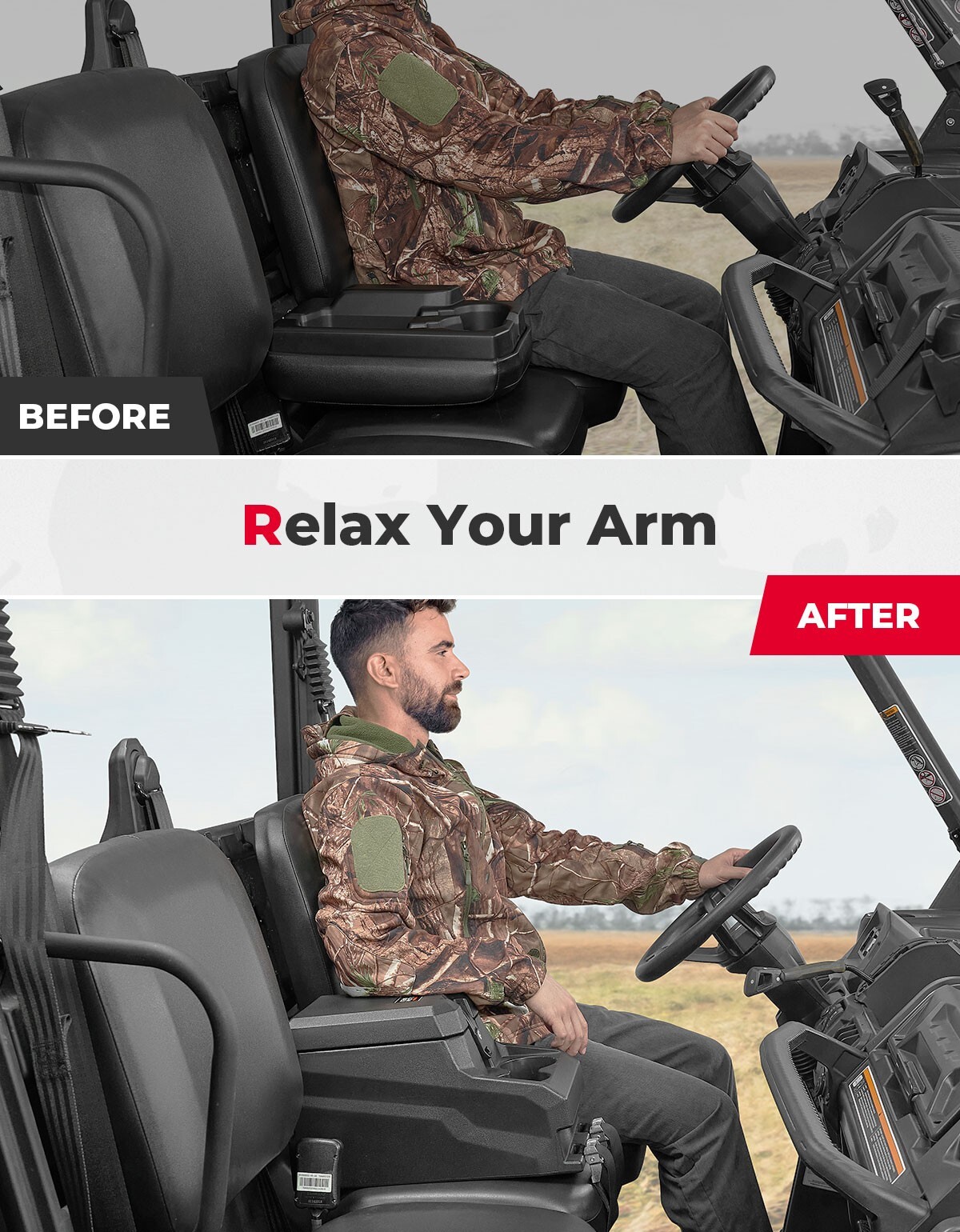 For Can am Defender HD5 HD7 HD8 HD9 HD10 Bench Seat Center Console Armrest Box