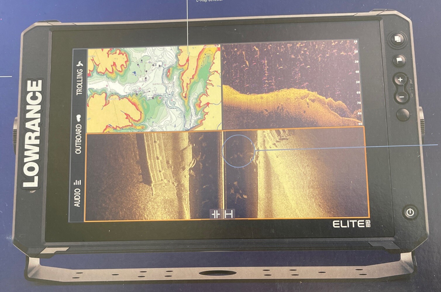 Lowrance Elite FS 12 Fishfinder Chartplotter w/ CMAP Discover Maps NO Transducer