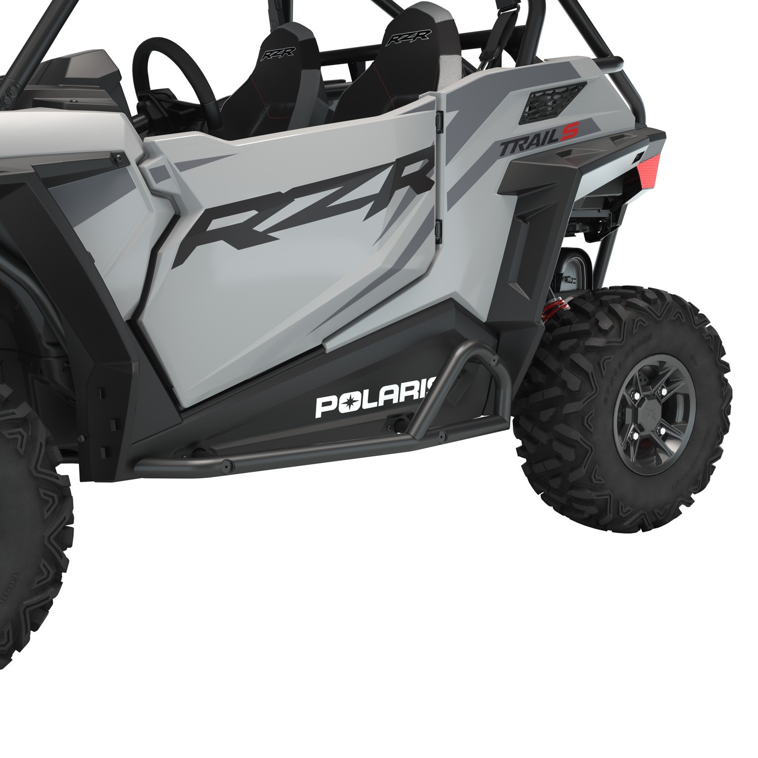 Polaris Kick Out Rock Sliders, 2-Seat, Matte Black, for RZR Models - 2879456-458