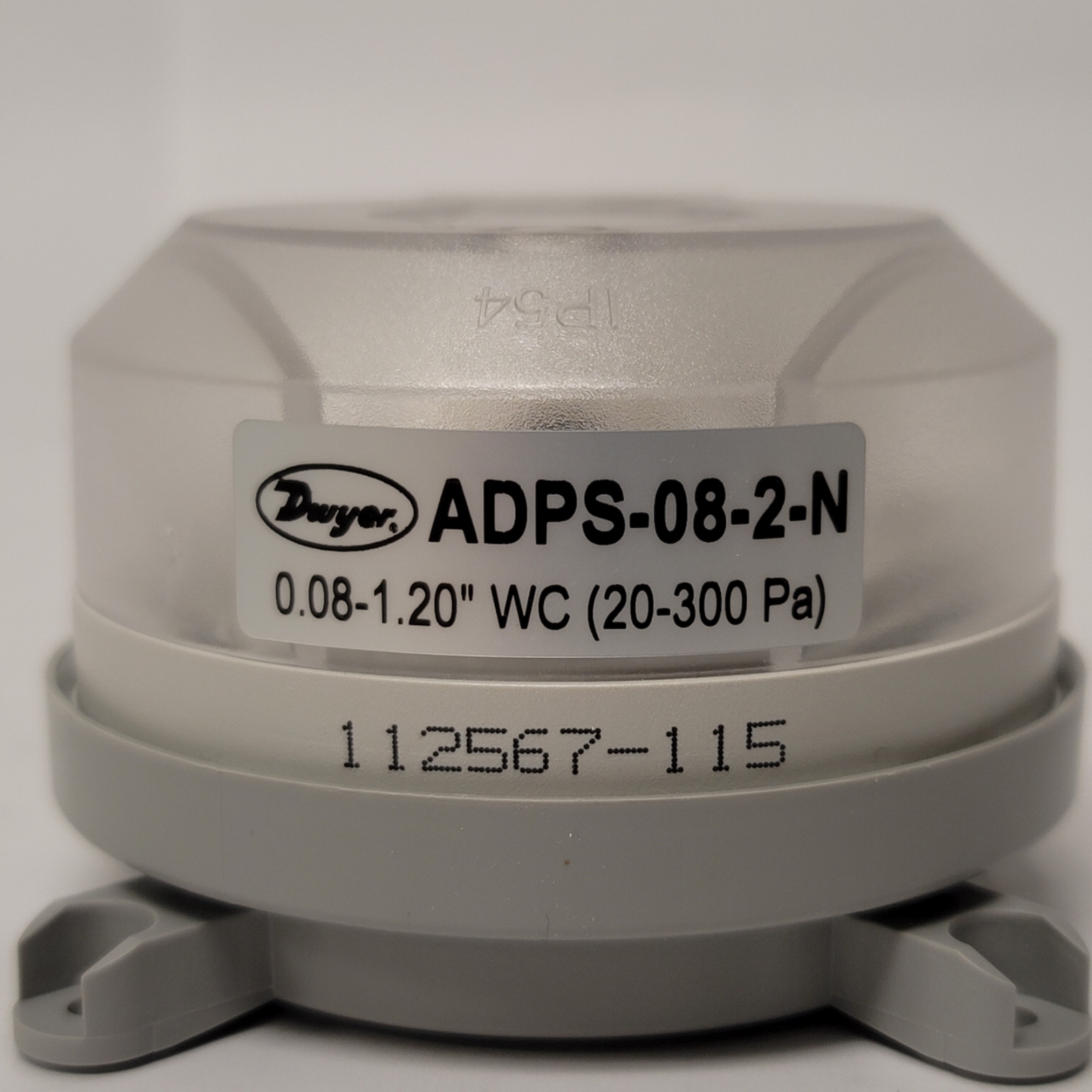 Dwyer ADPS-08-2-N Adjustable Differential Pressure Switch 0.08 to 1.2"w.c. M20